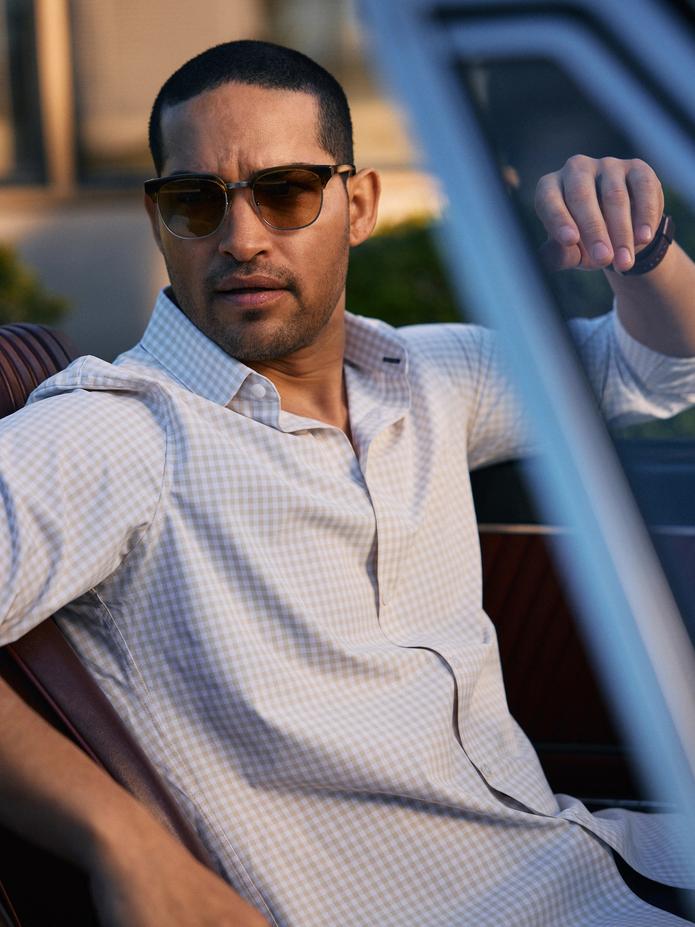 Mizzen man looking great at a photo shoot.