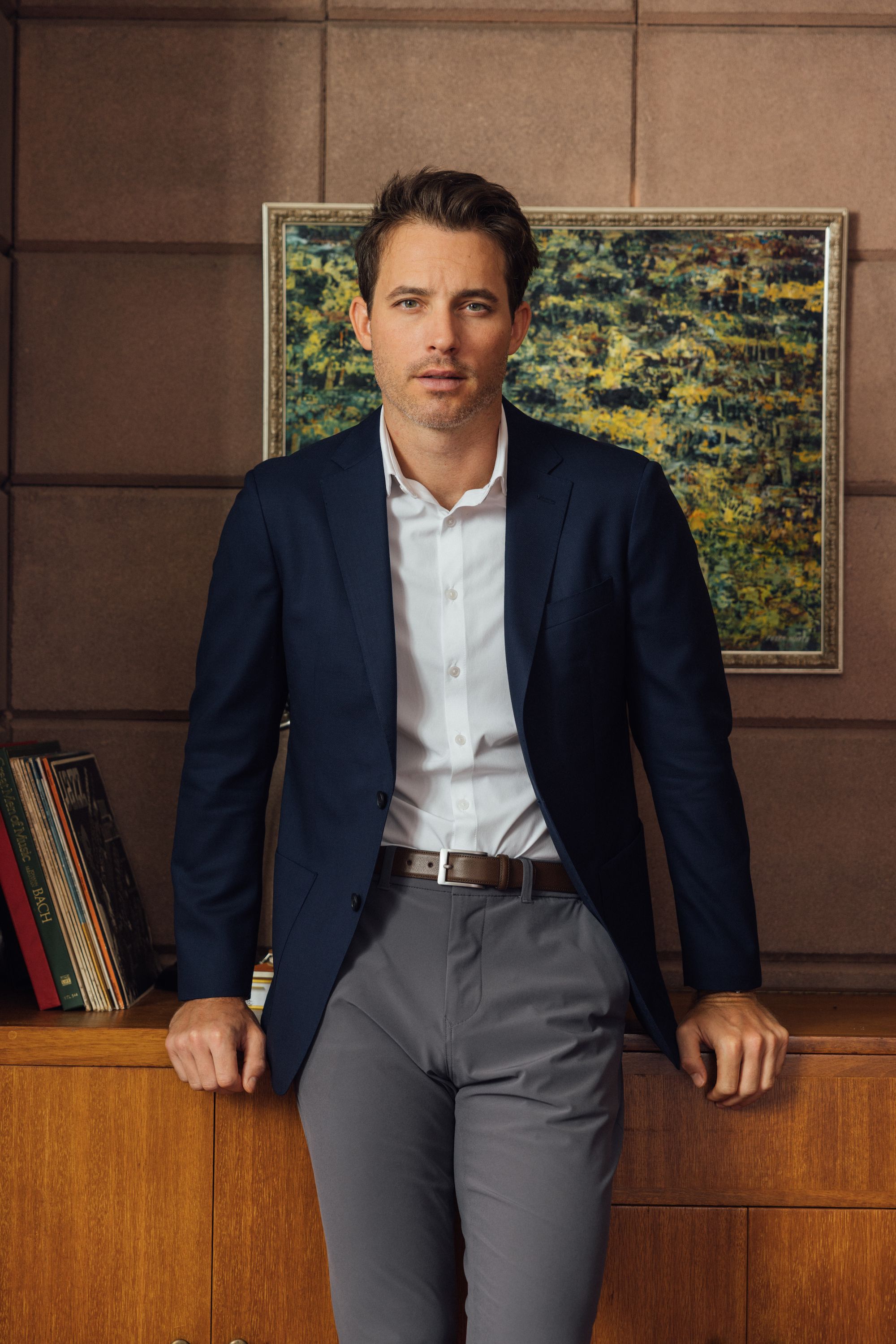 Lavelle Navy Blue Blazer Blue