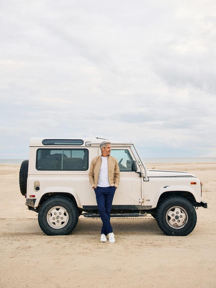 Mizzen man looking great at a photo shoot.