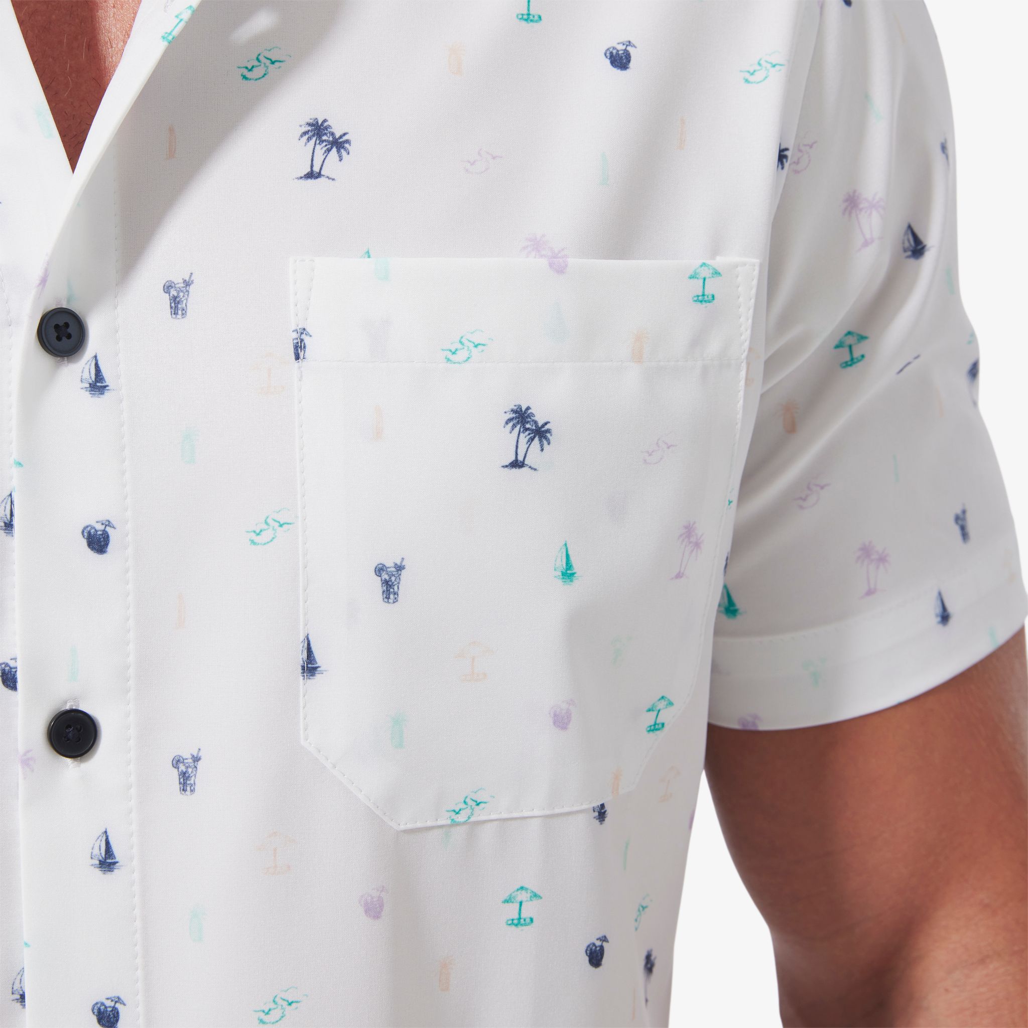 Leeward Short Sleeve - Island Oasis Print