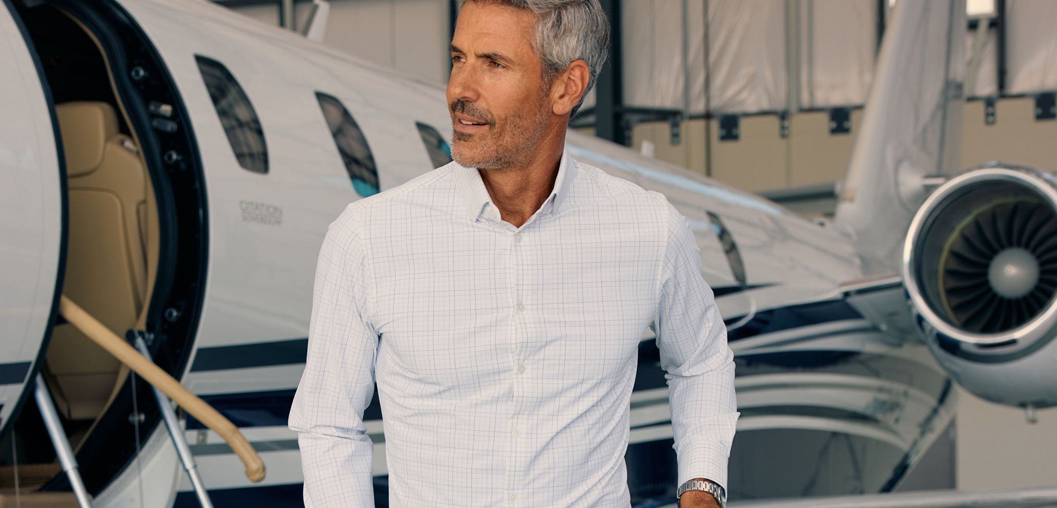 “The only shirt I travel in.”