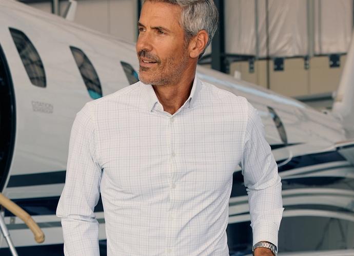 “The only shirt I travel in.”