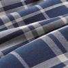 Swatch for Navy Gray Large Plaid