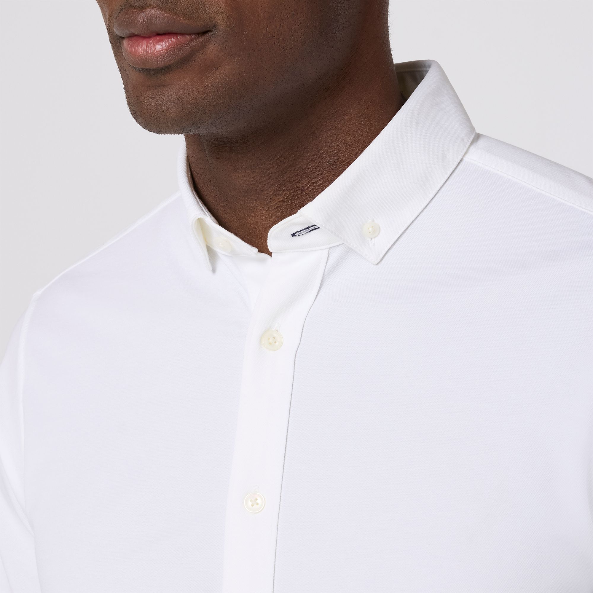White Solid Ellis Oxford - Mizzen+Main