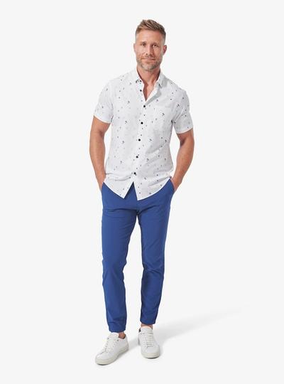 A model, wearing the Casual Comfort look.