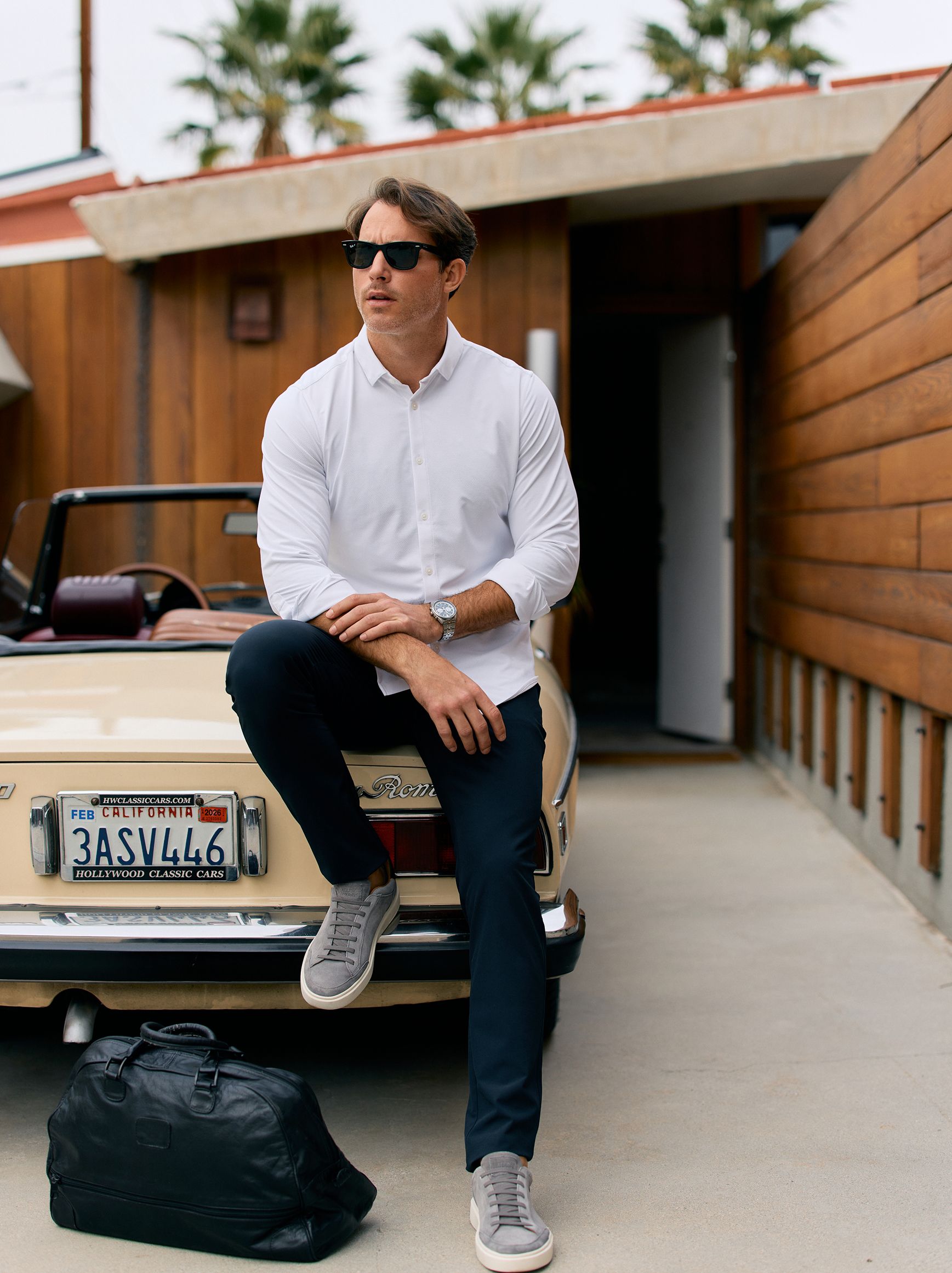 Mizzen man looking great at a photo shoot.