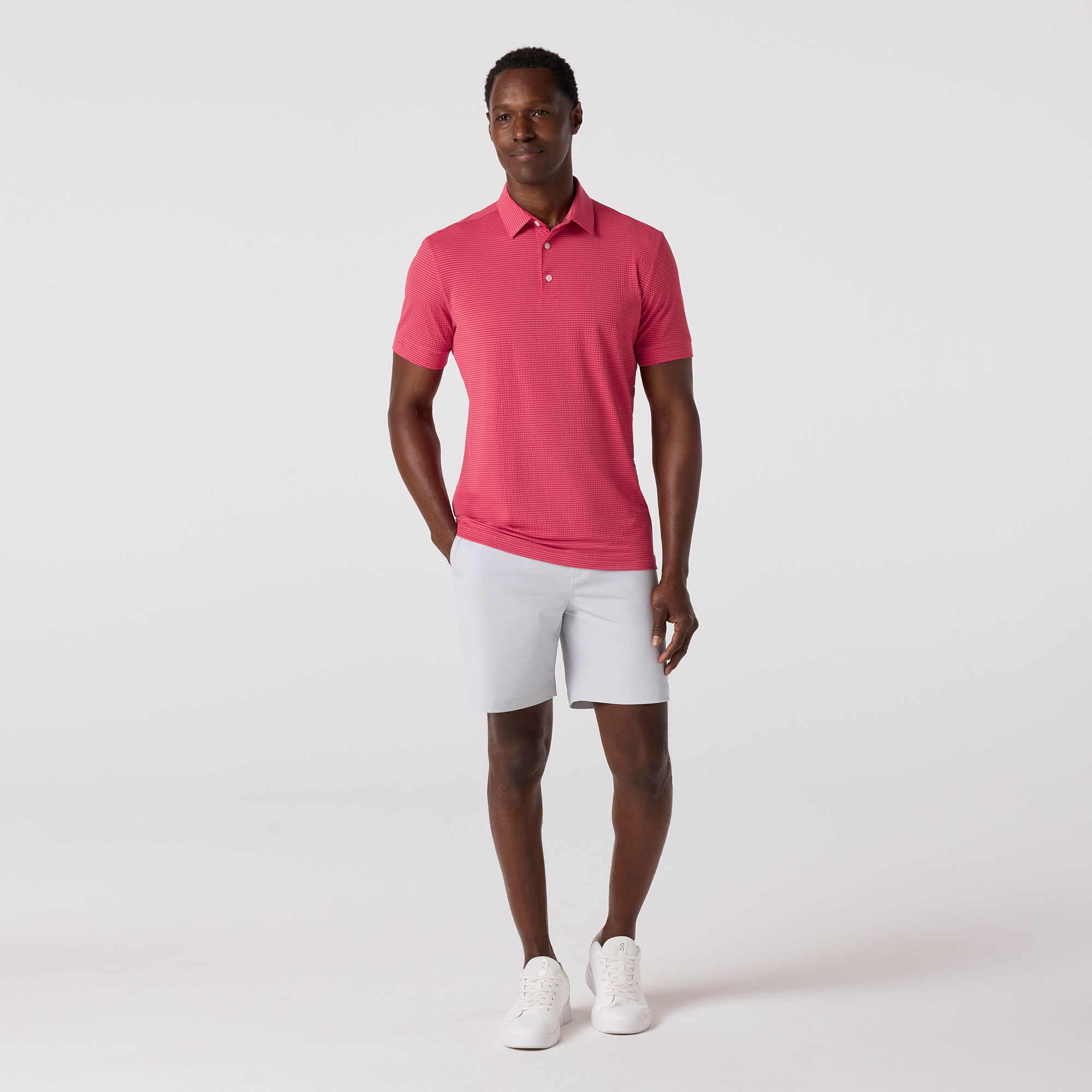Red Clay Solid Copa Polo - Mizzen+Main