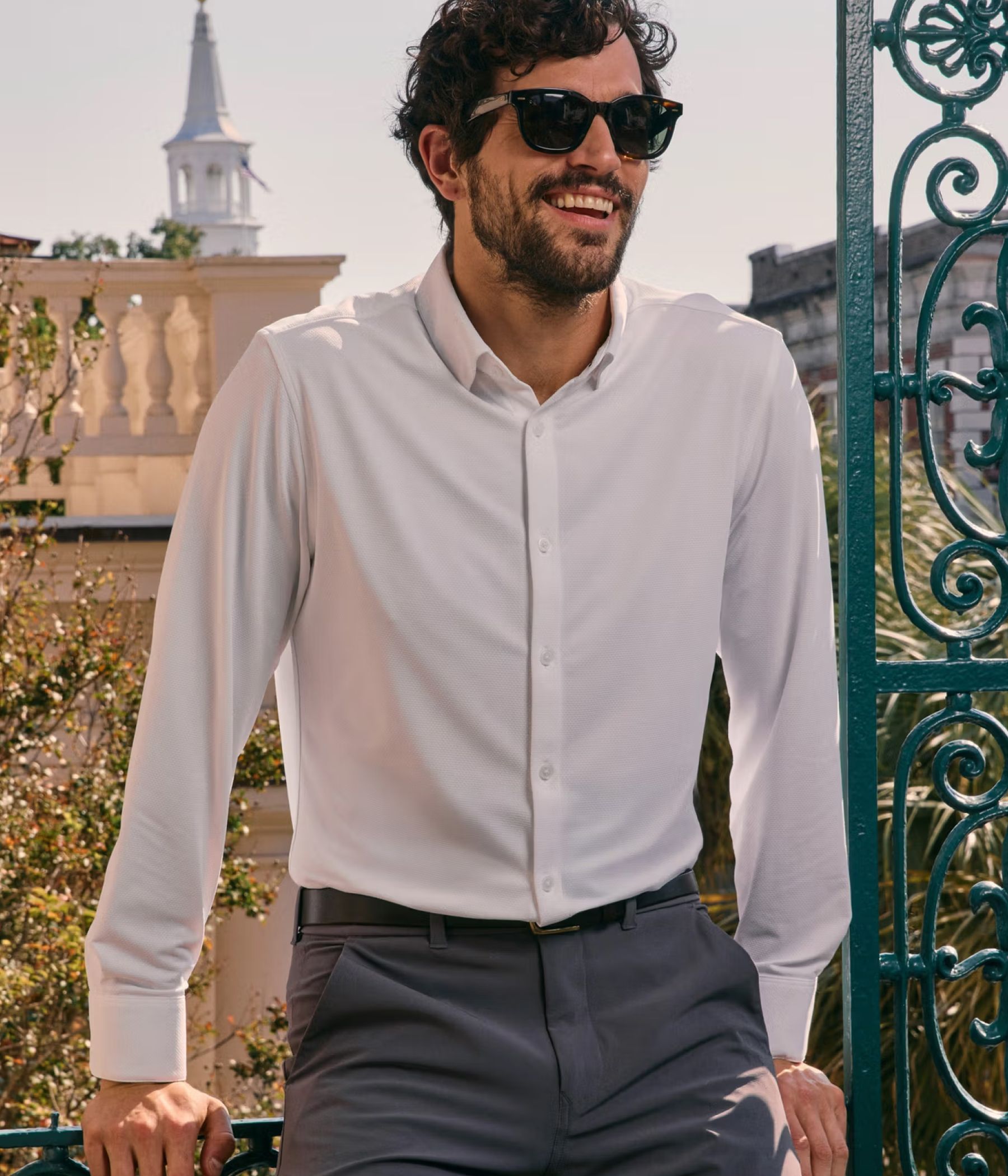 Our Halyard Dress Shirt. Performance and comfort meet style.