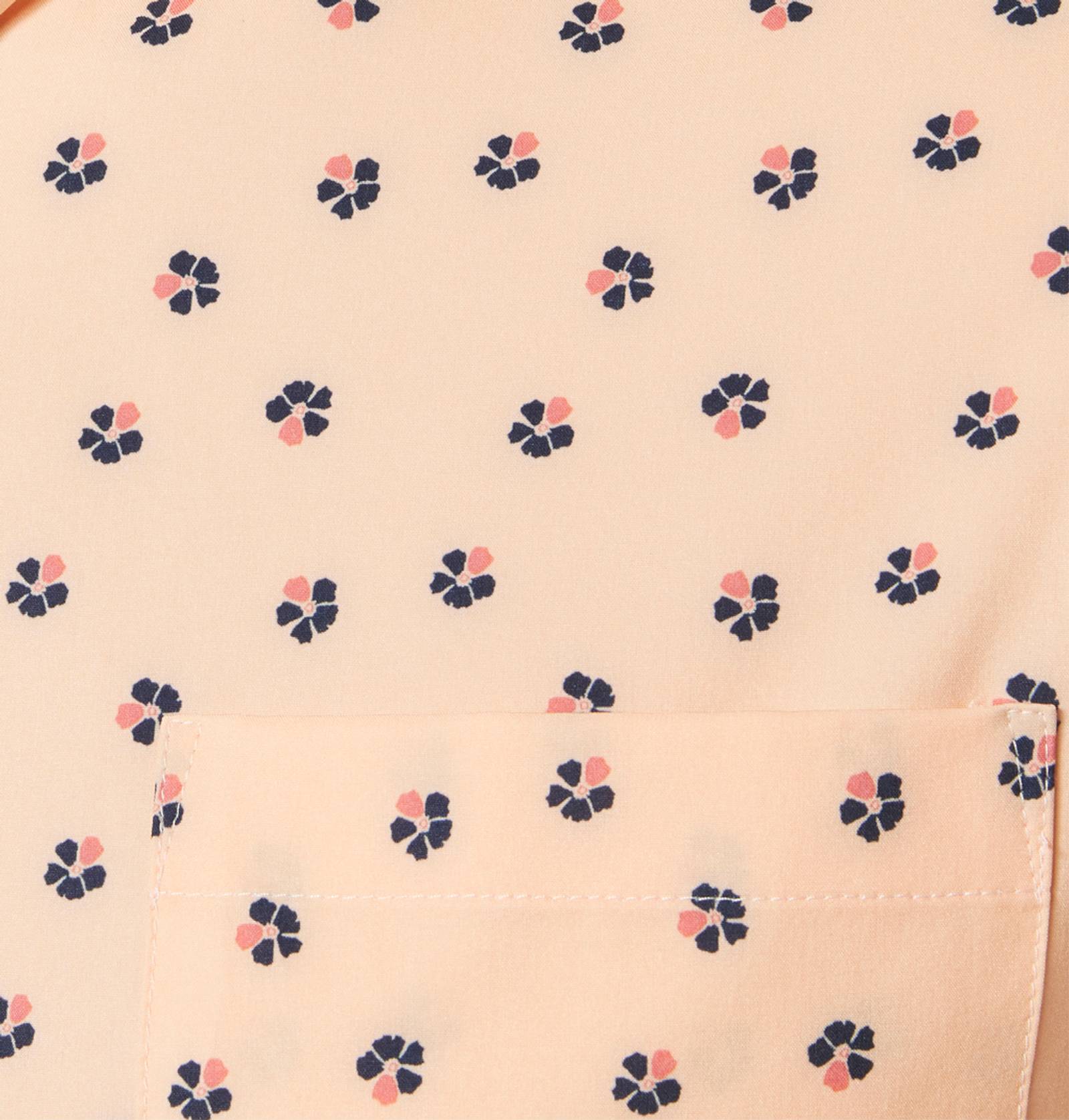 Leeward Short Sleeve Navy Vine Leaf - Mizzen + Main