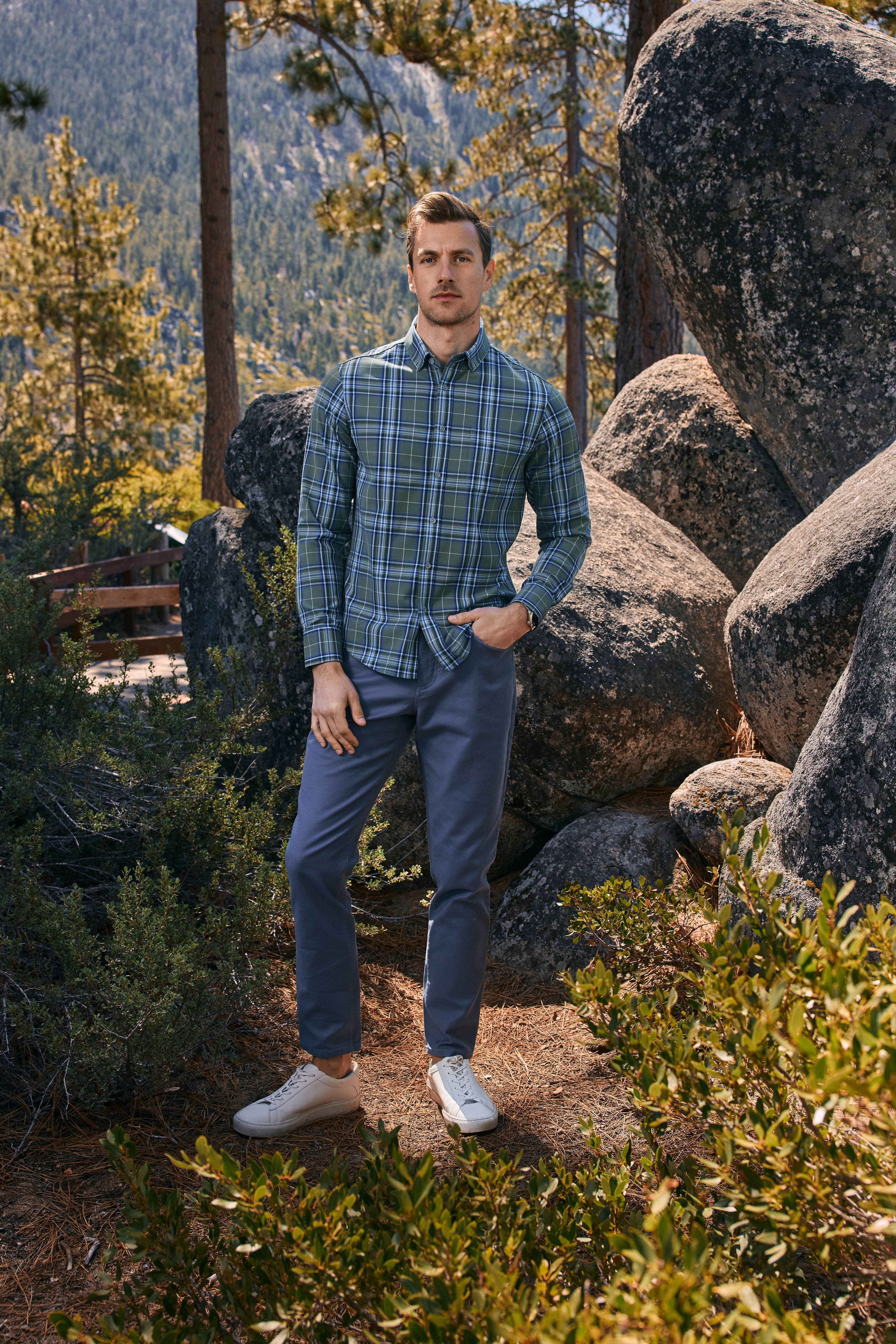 Mizzen man looking great at a photo shoot.