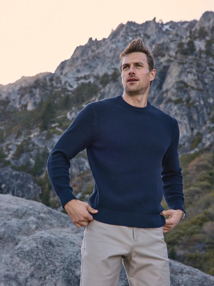 Mizzen man looking great at a photo shoot.