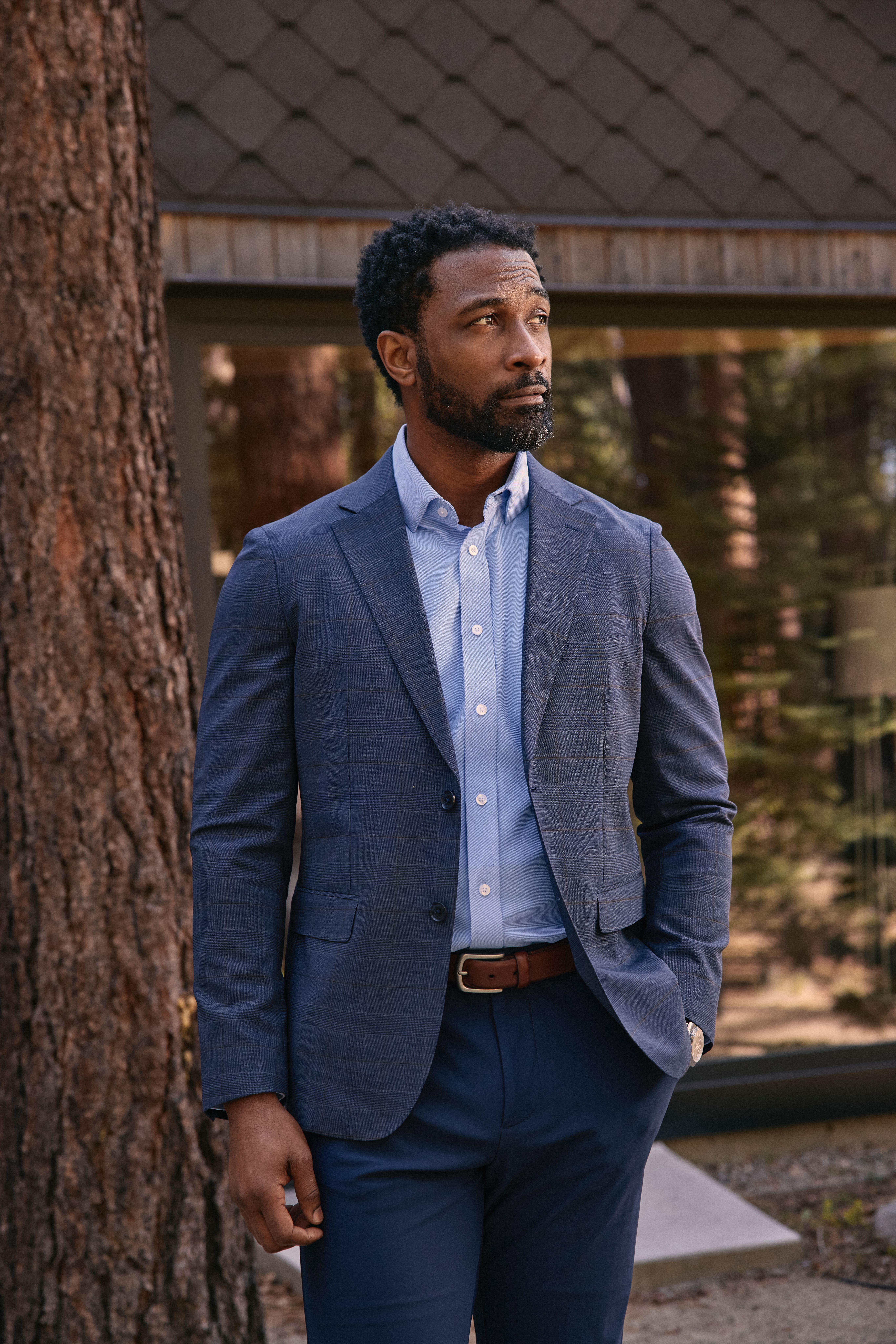 Mizzen man looking great at a photo shoot.