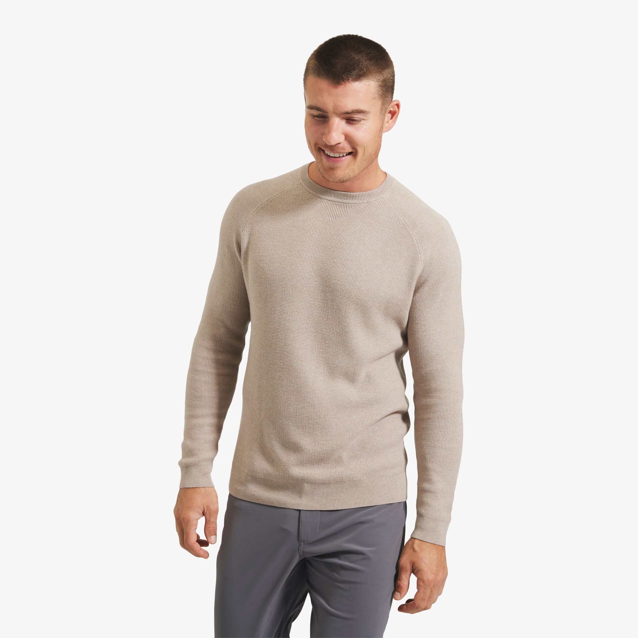 Cassady Crewneck Sweater - Vintage Khaki Heather