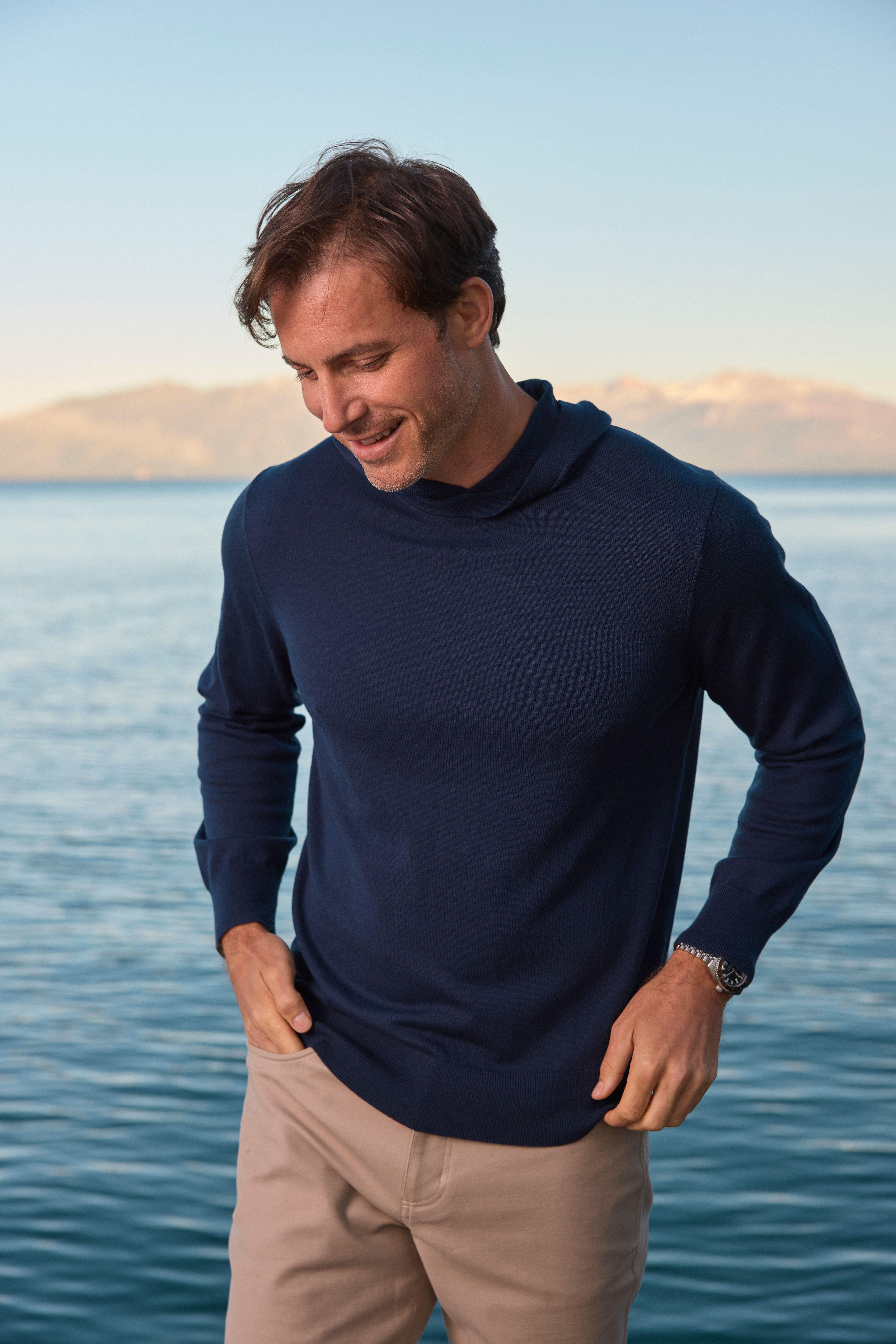 Mizzen man looking great at a photo shoot.