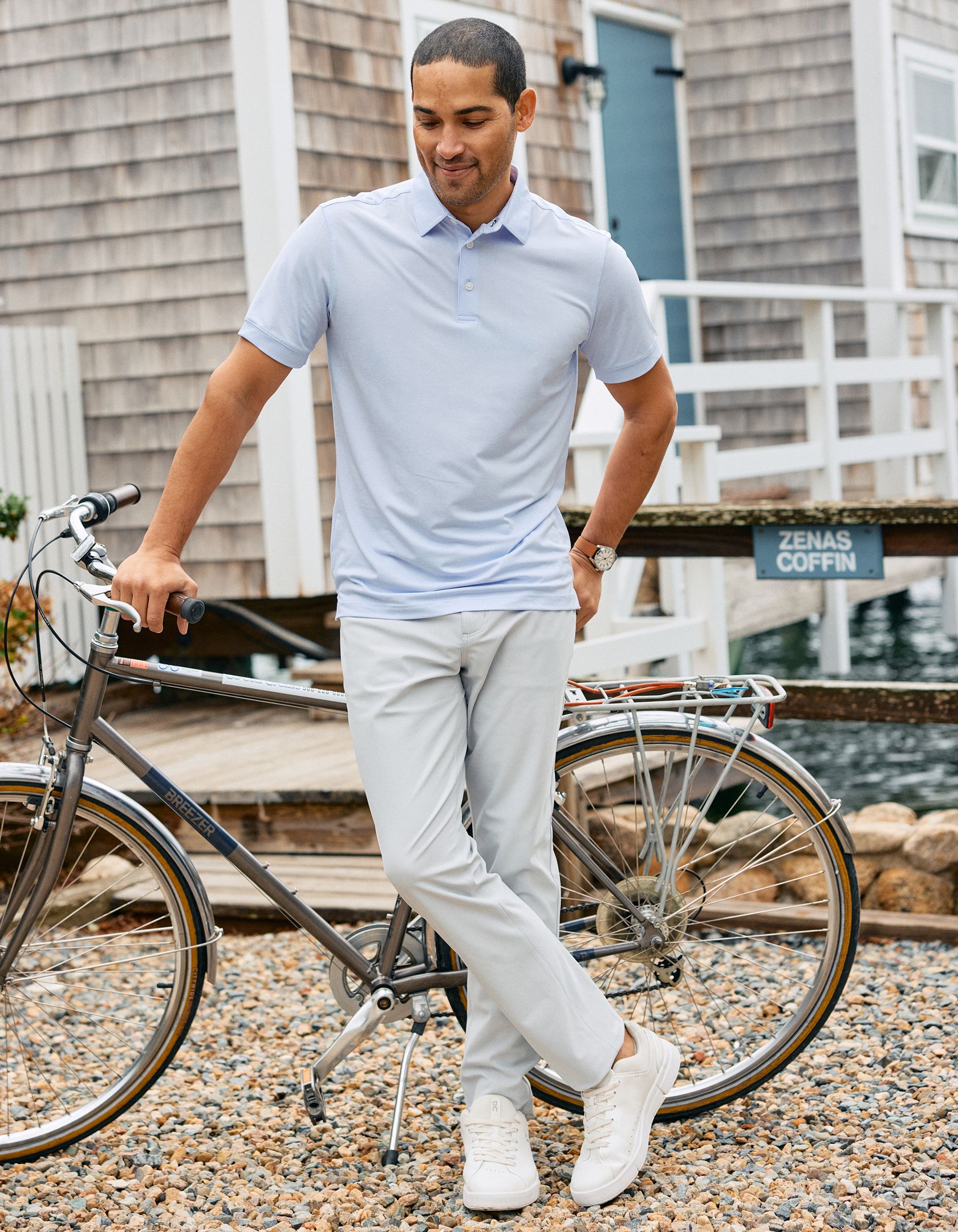 Mizzen man looking great at a photo shoot.