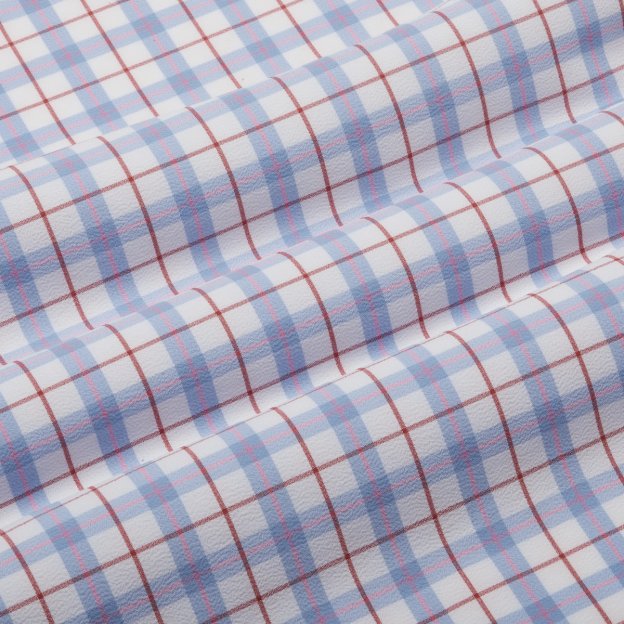 MILLBURY TAN & CREAM PLAID SHIRT main image 1