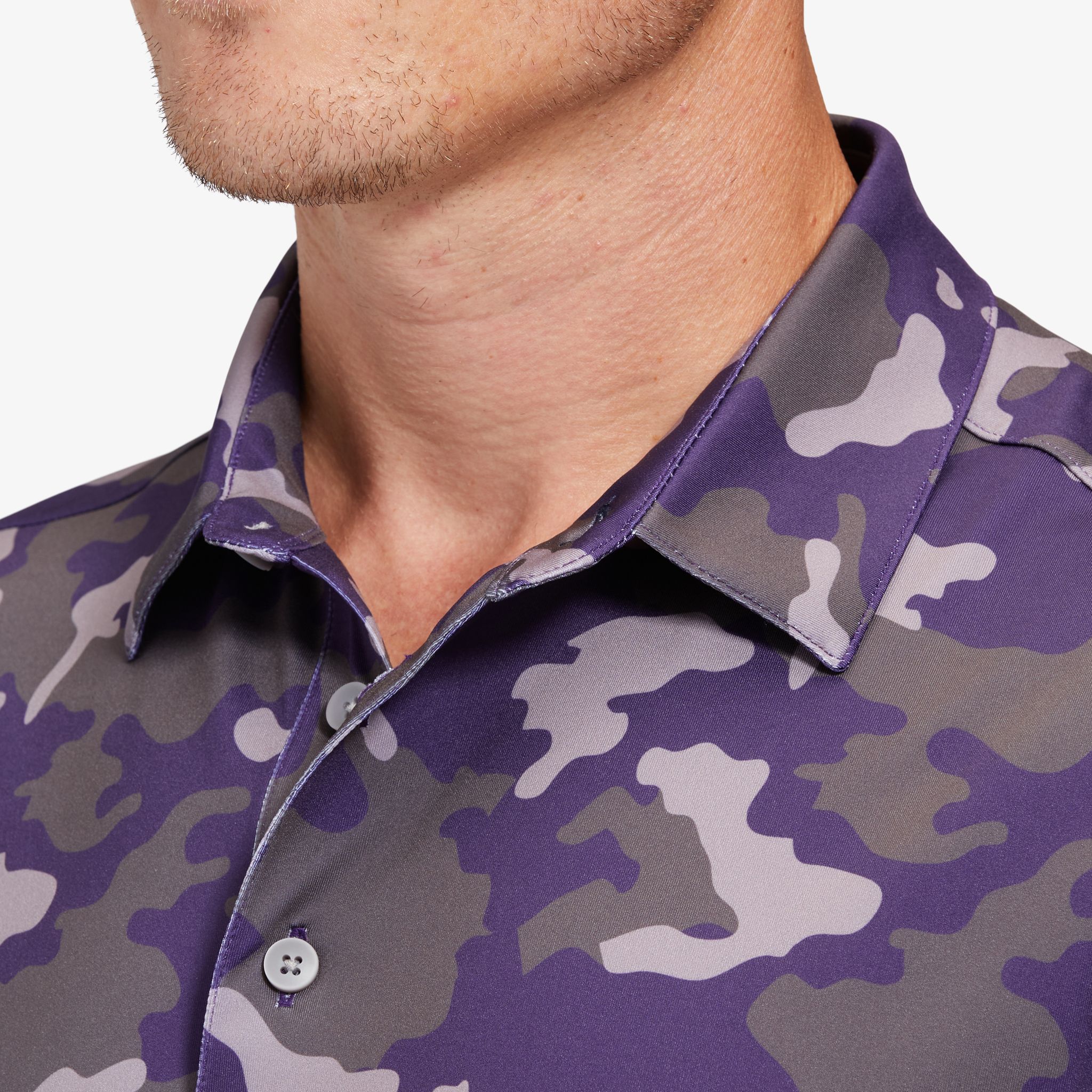 Purple Camo Polo - Mizzen+Main