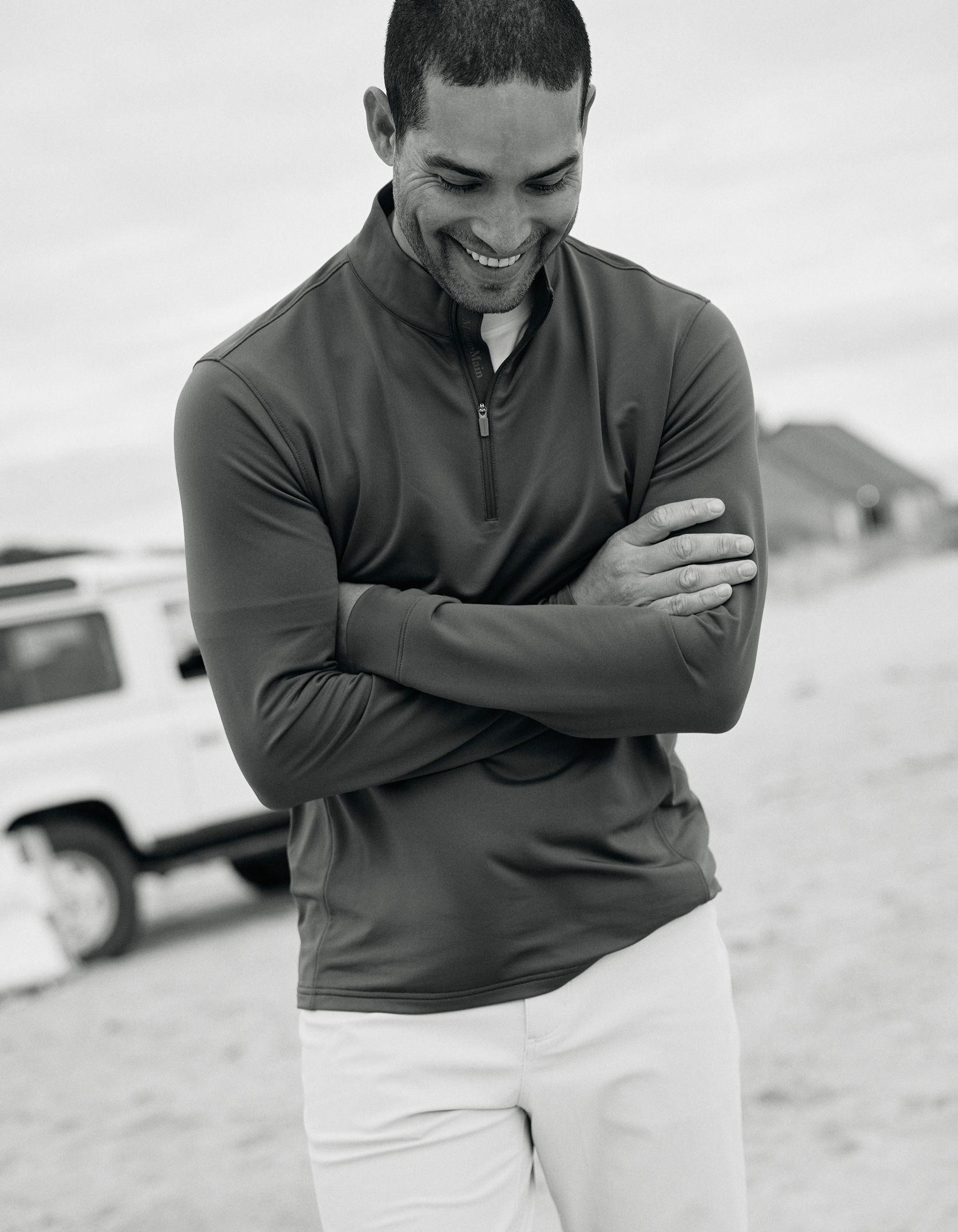 Mizzen man looking great at a photo shoot.