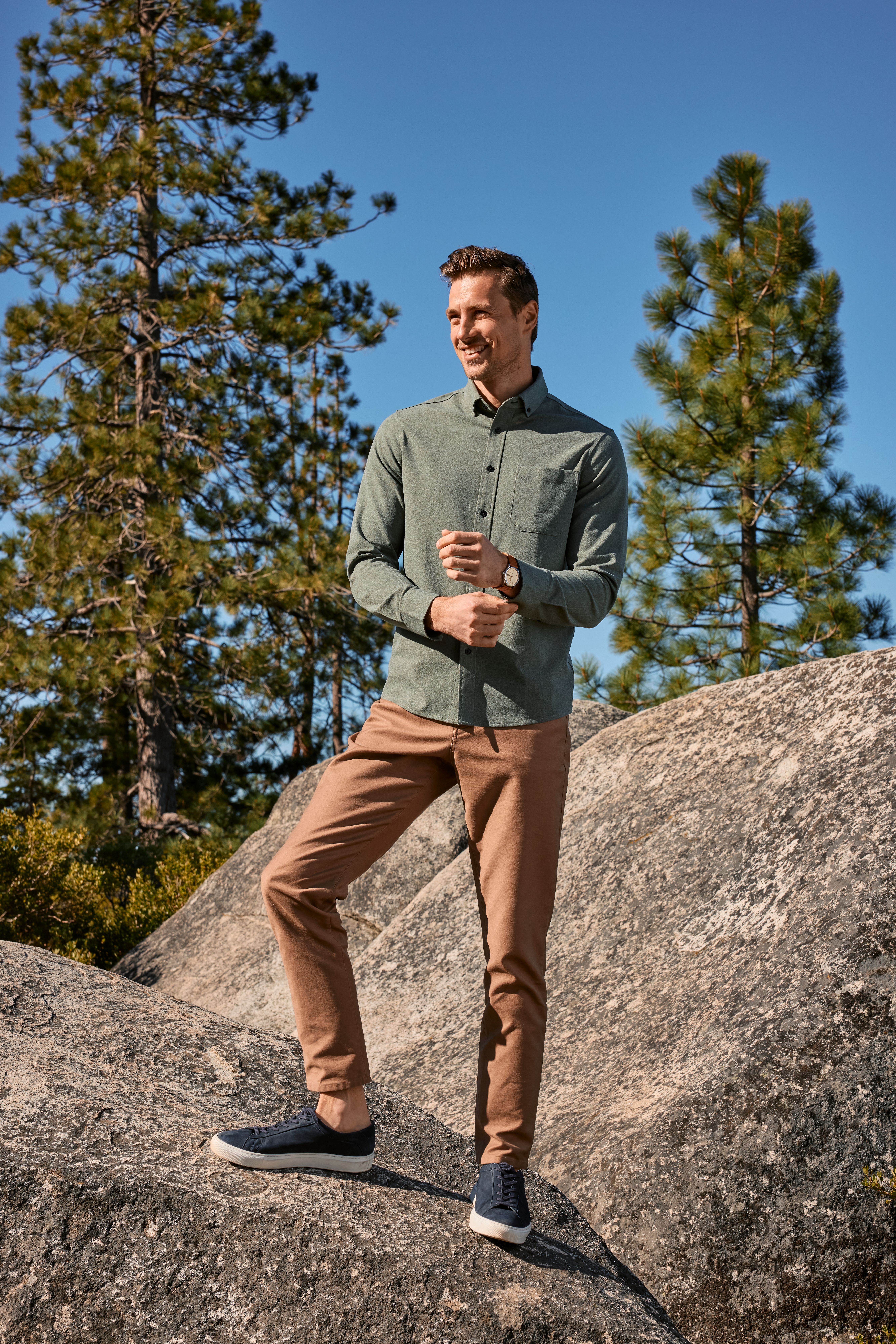 Mizzen man looking great at a photo shoot.