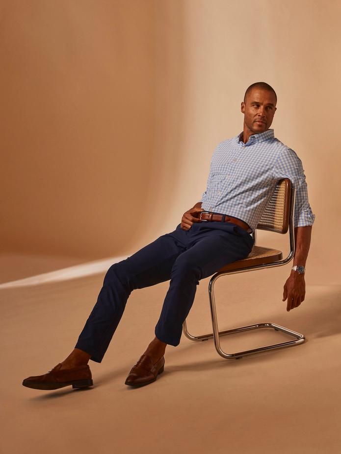 Mizzen man looking great at a photo shoot.