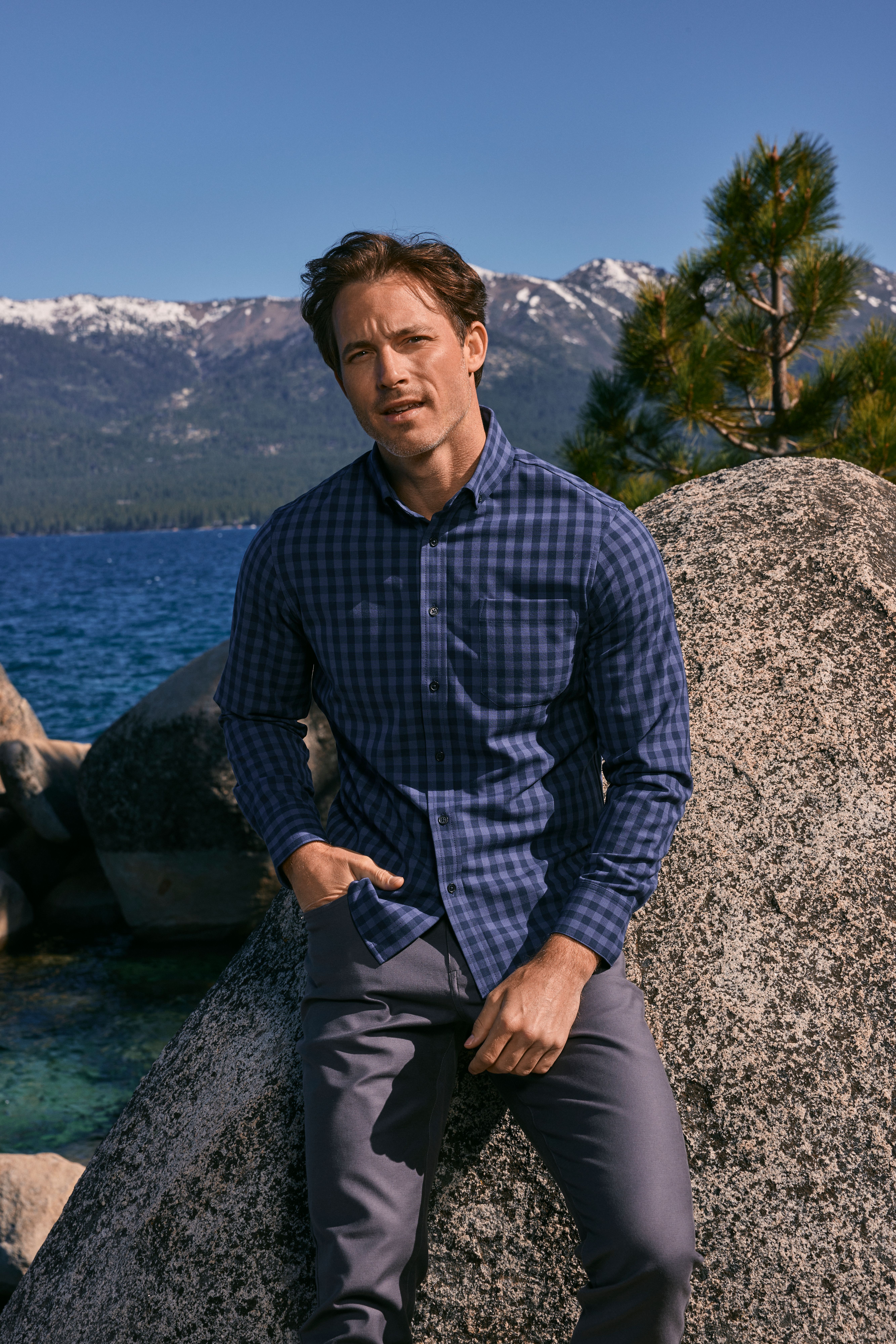 Mizzen man looking great at a photo shoot.