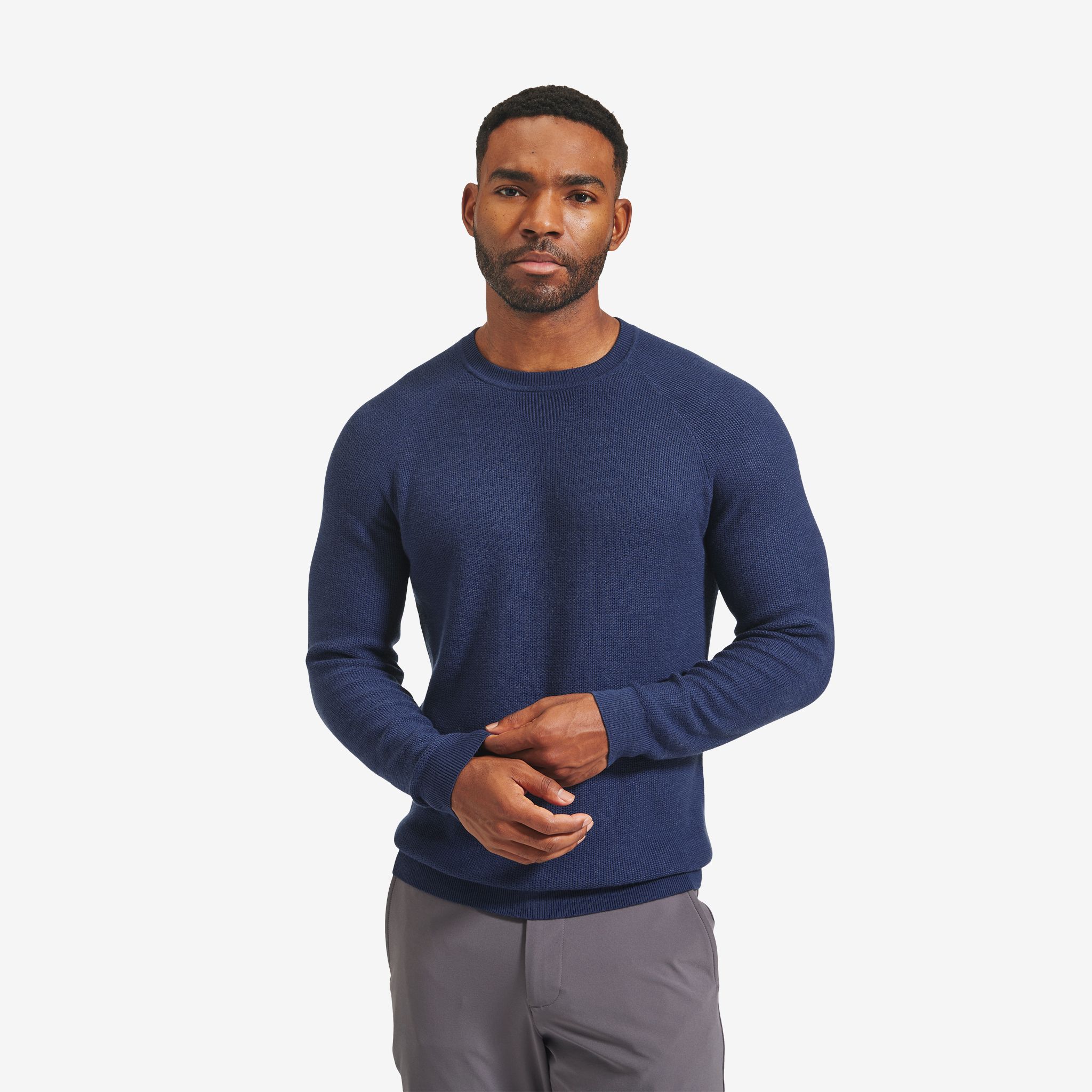 Medieval Blue Heather Cassady Sweater - Mizzen+Main