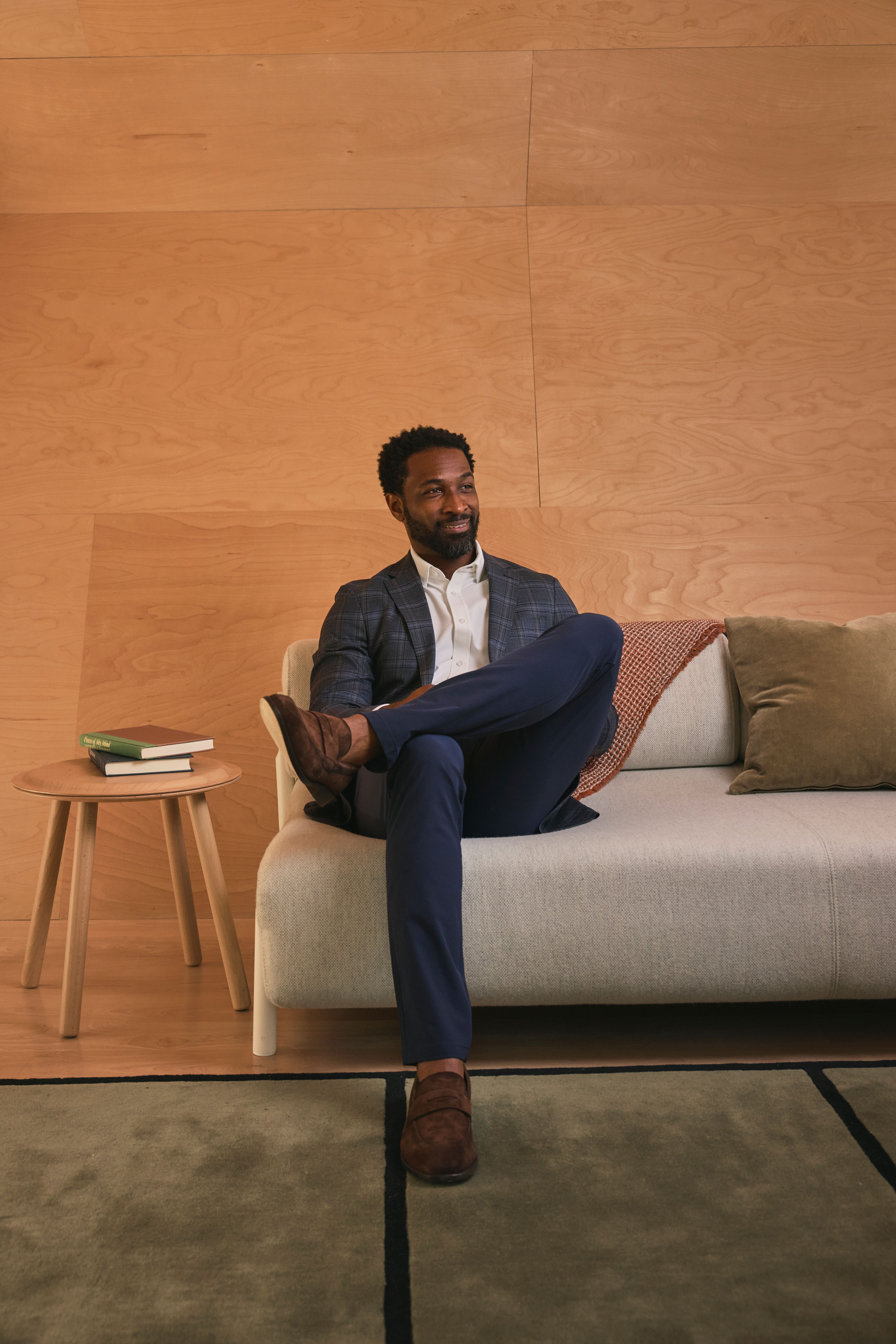 Mizzen man looking great at a photo shoot.