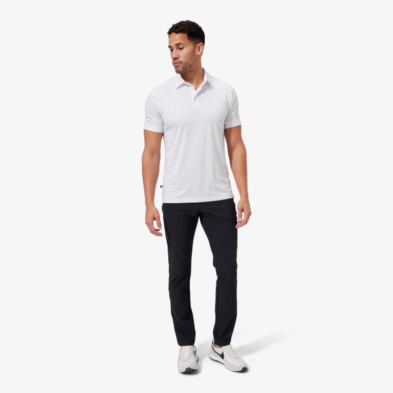 Versa Polo - White Solid - Mizzen+Main