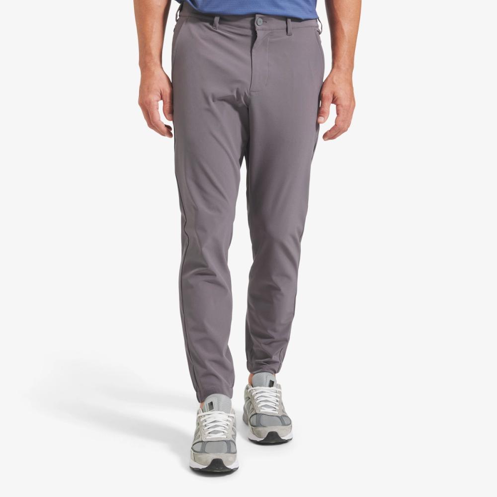 Charcoal Solid Helmsman Jogger - Mizzen+Main