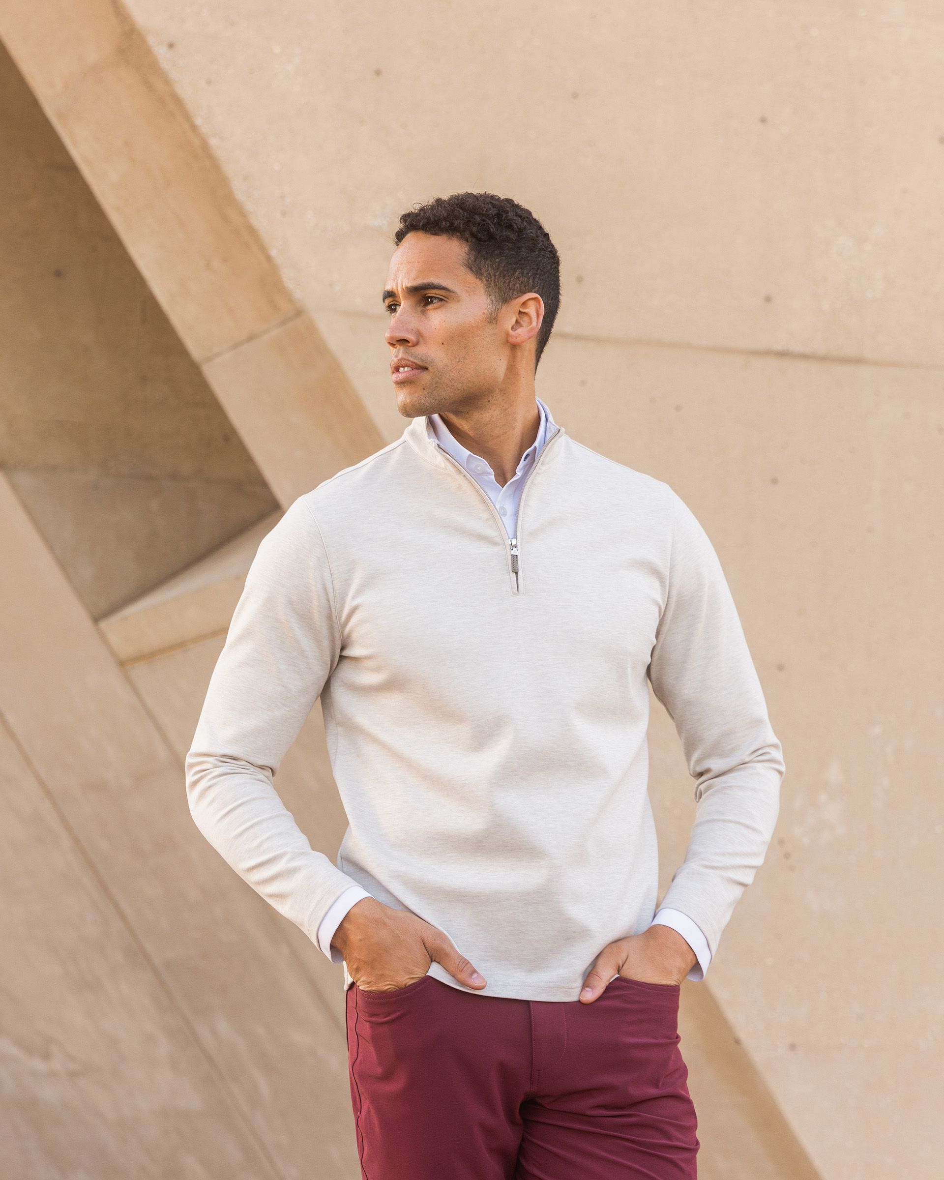 Men's Quarter Zips, Pullovers, and 