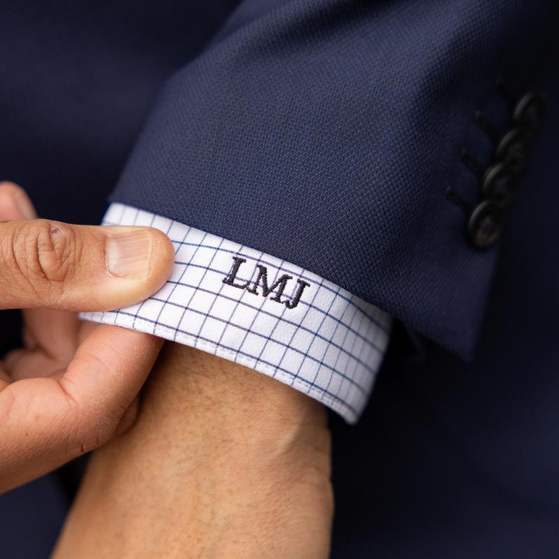 initials on dress shirt The Monogram Monograph Easy and Elegant Life