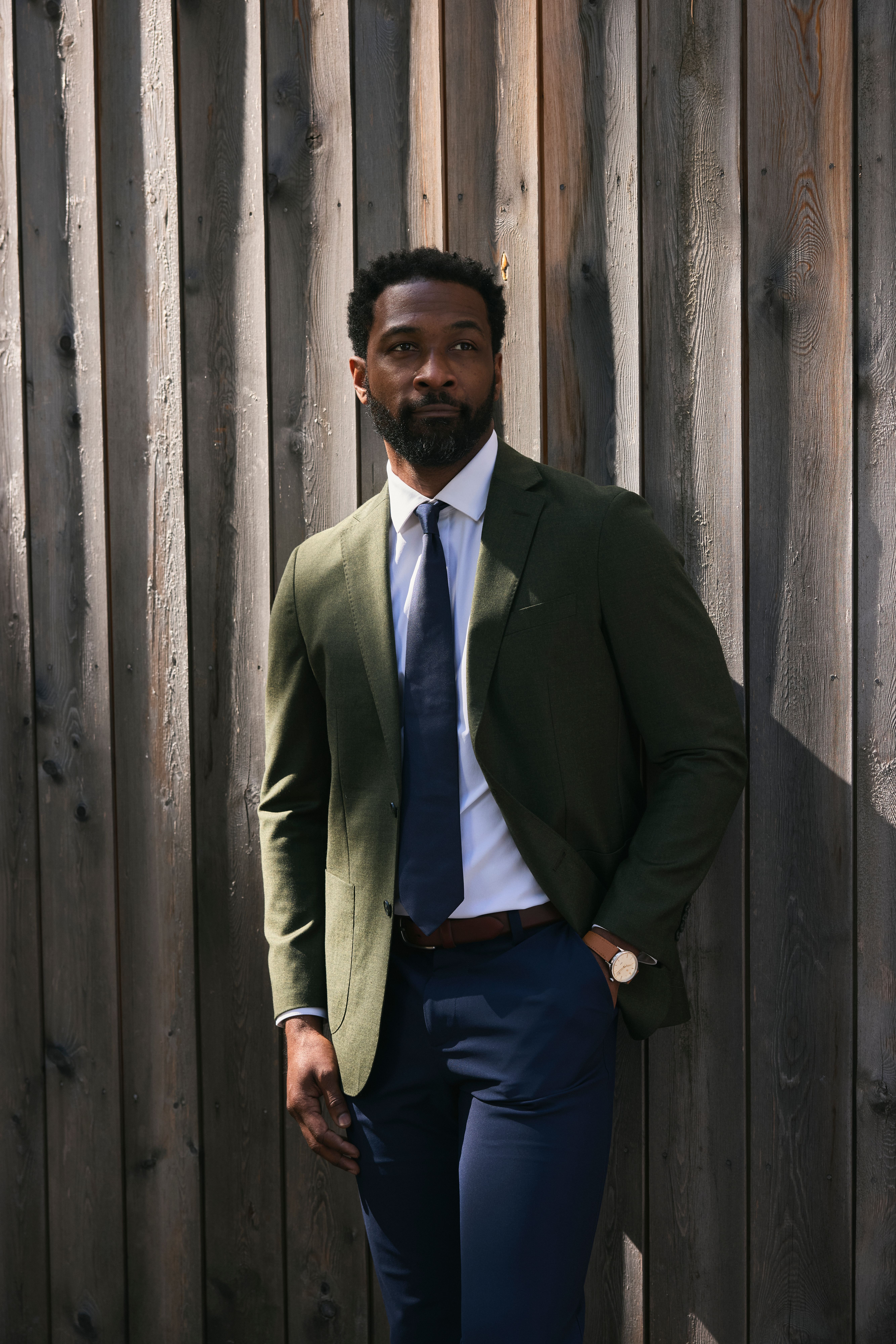 Mizzen man looking great at a photo shoot.