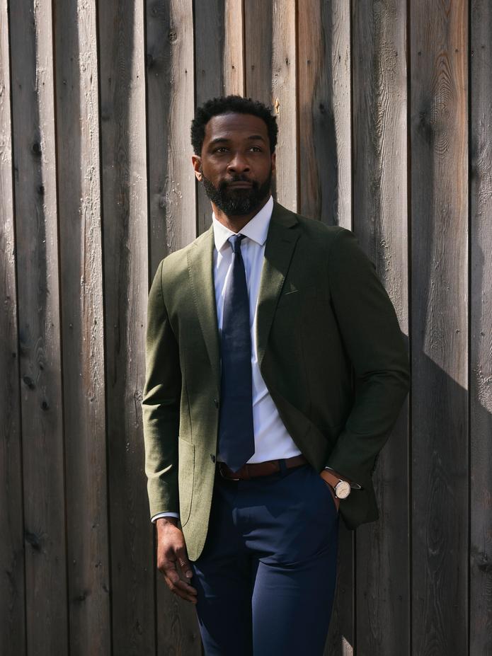 Mizzen man looking great at a photo shoot.