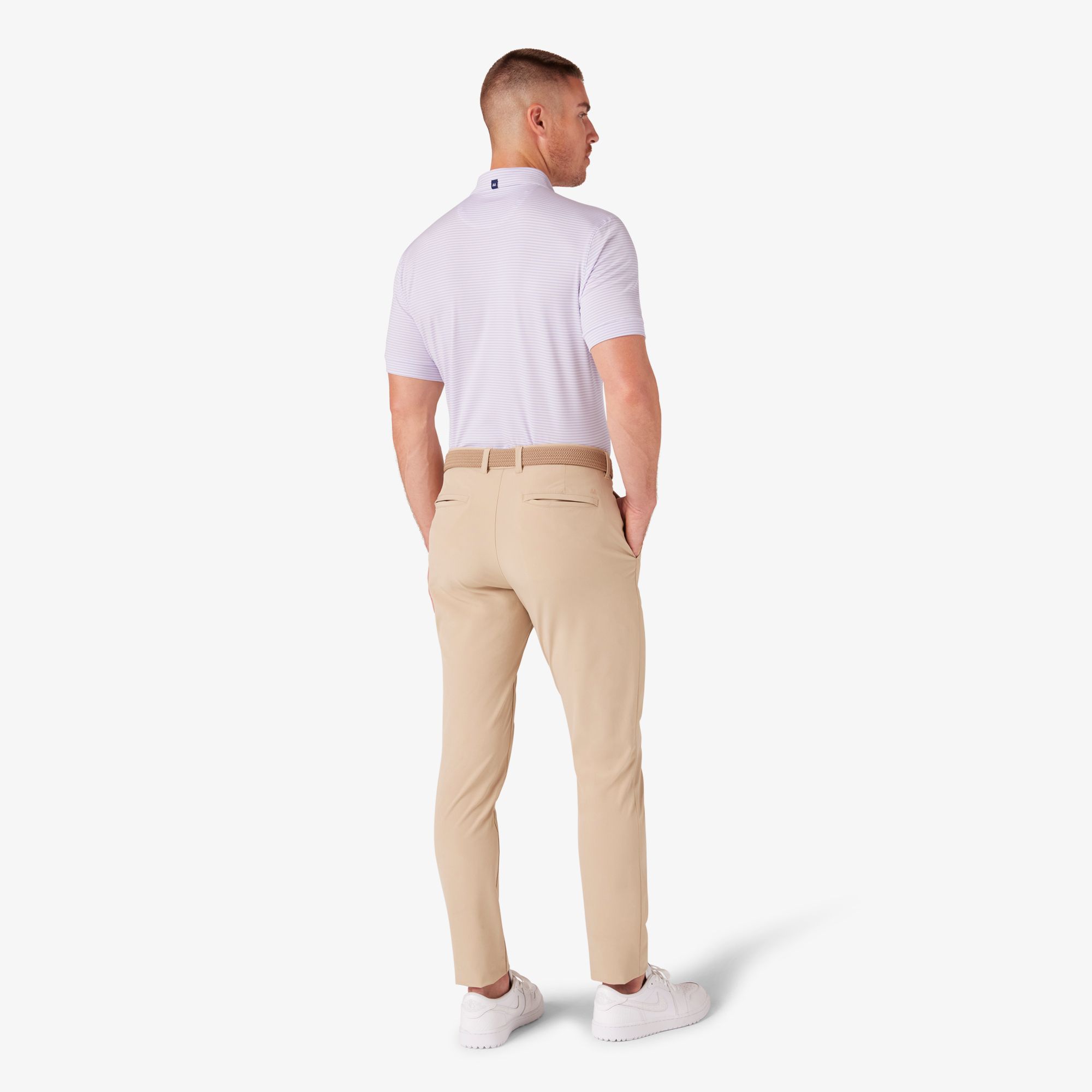【THE MOZZ】Mayo Stripe Long Setup Sky Pinstripe Leeward Formal Dress Shirt - Mizzen+Main