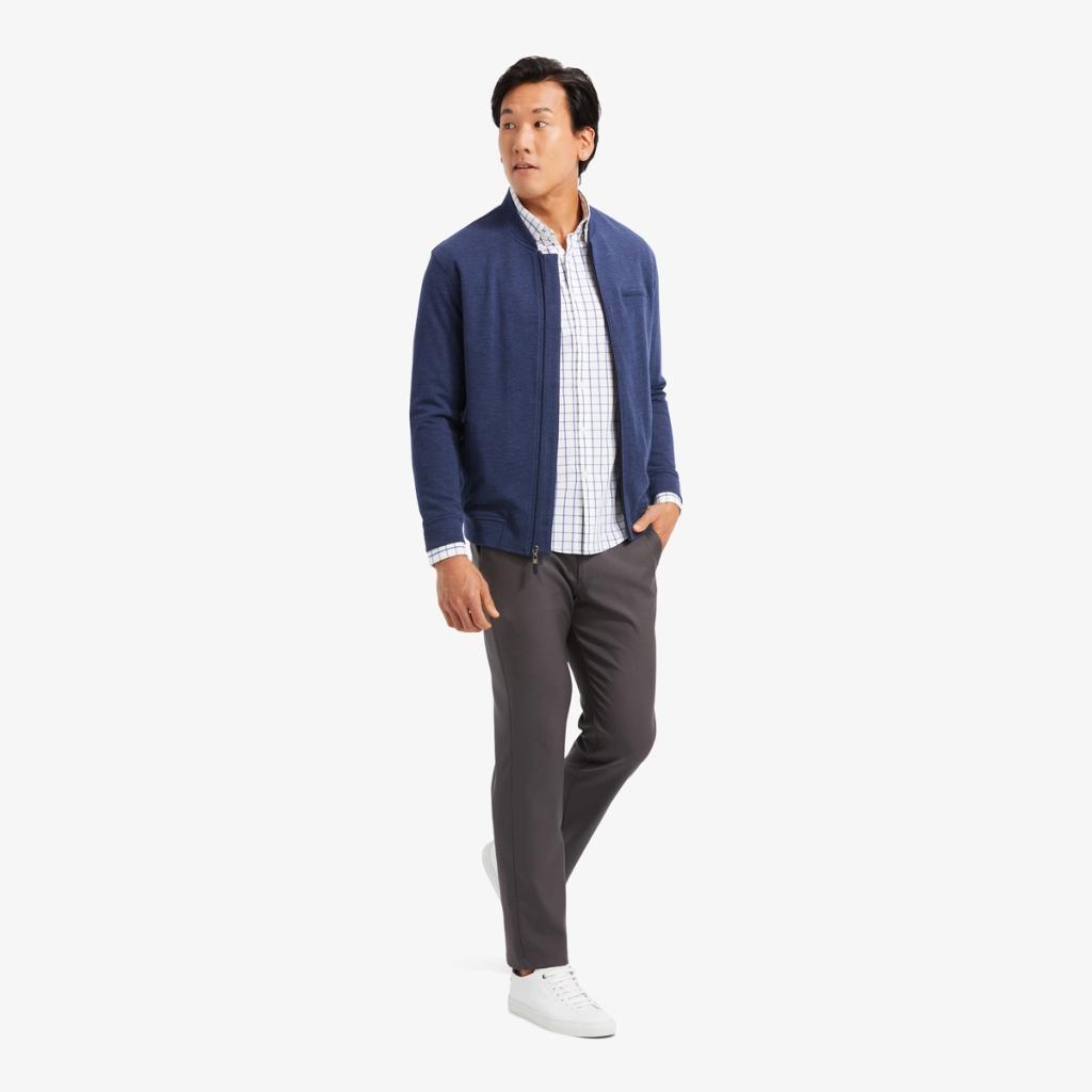 Fairway Bomber - Navy Heather