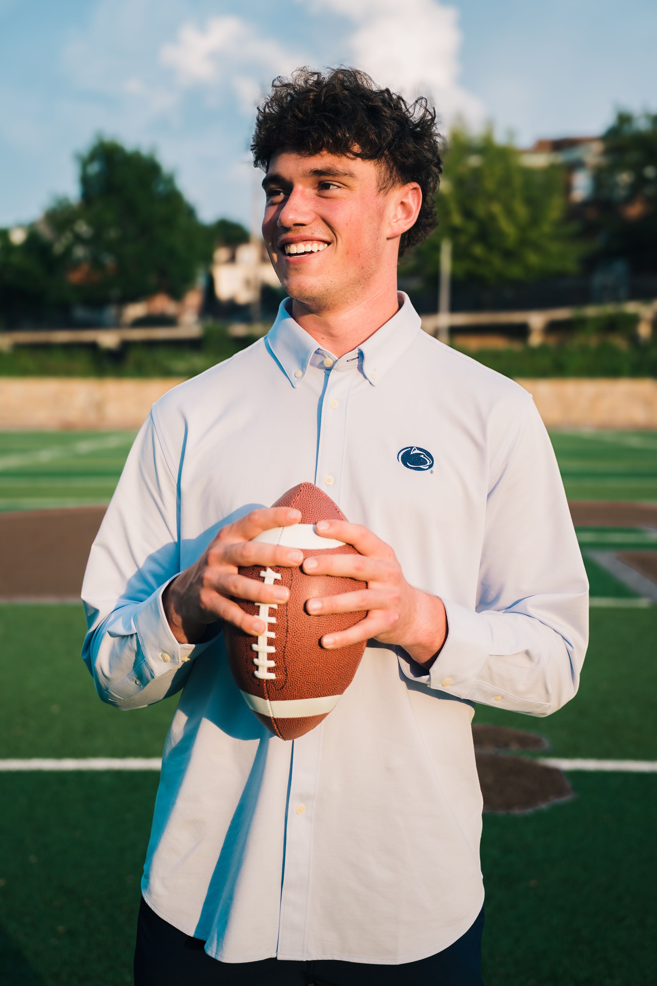 Penn State Ellis Oxford Sky Solid