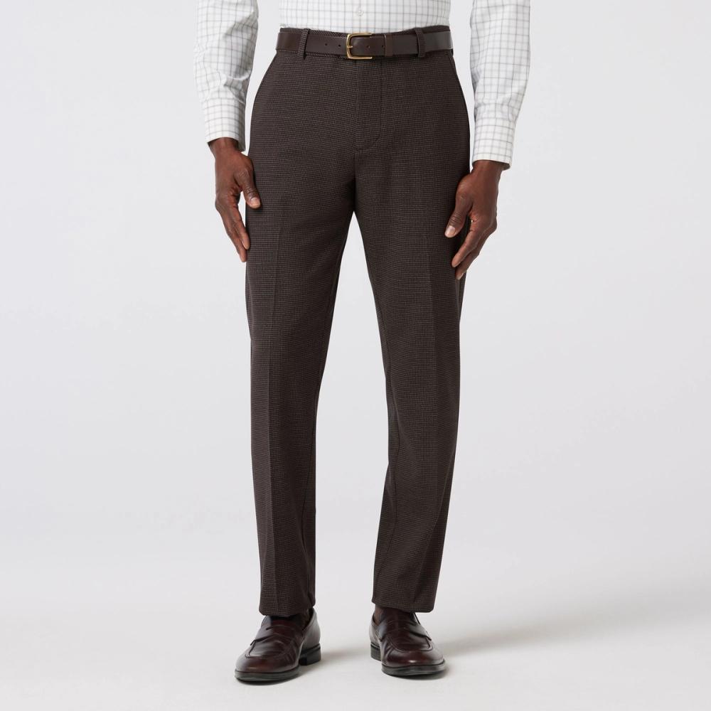 Watson Suit Pant - Chocolate Gun Check