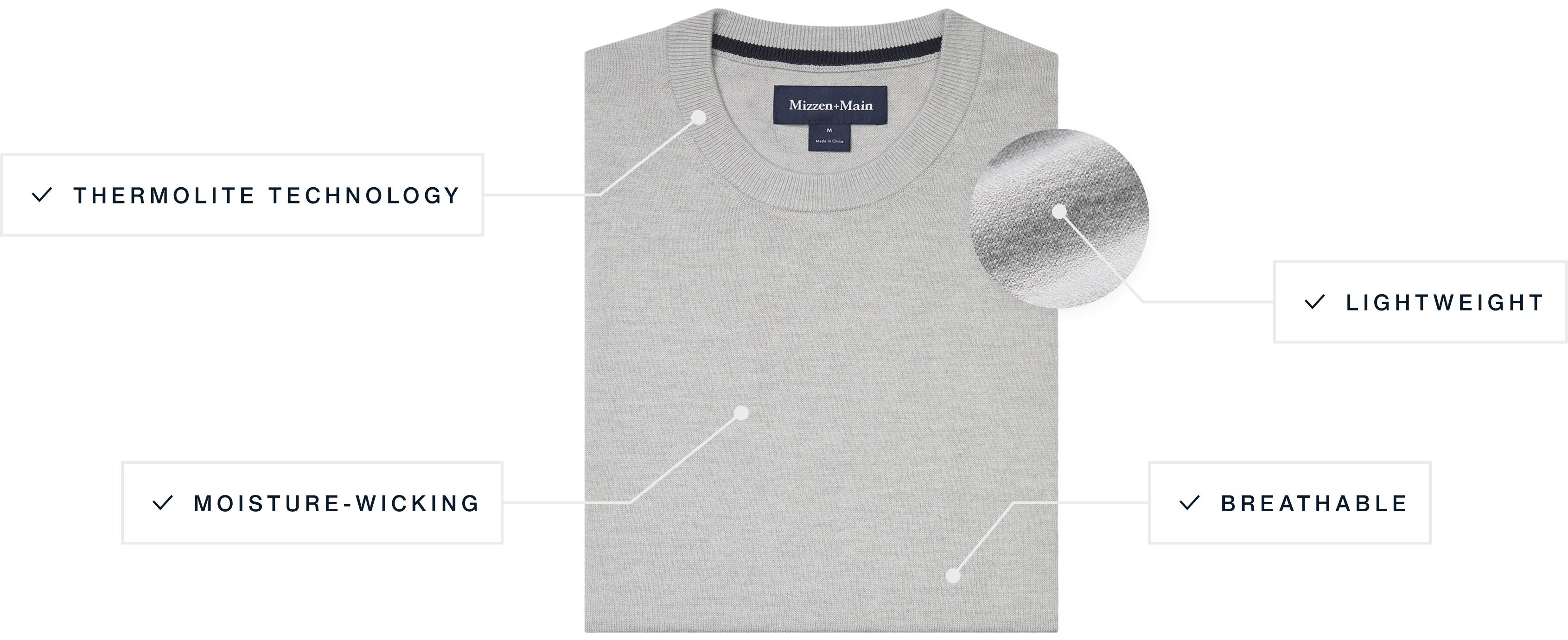 Khaki Heather Heritage Quarter Zip | Mizzen+Main