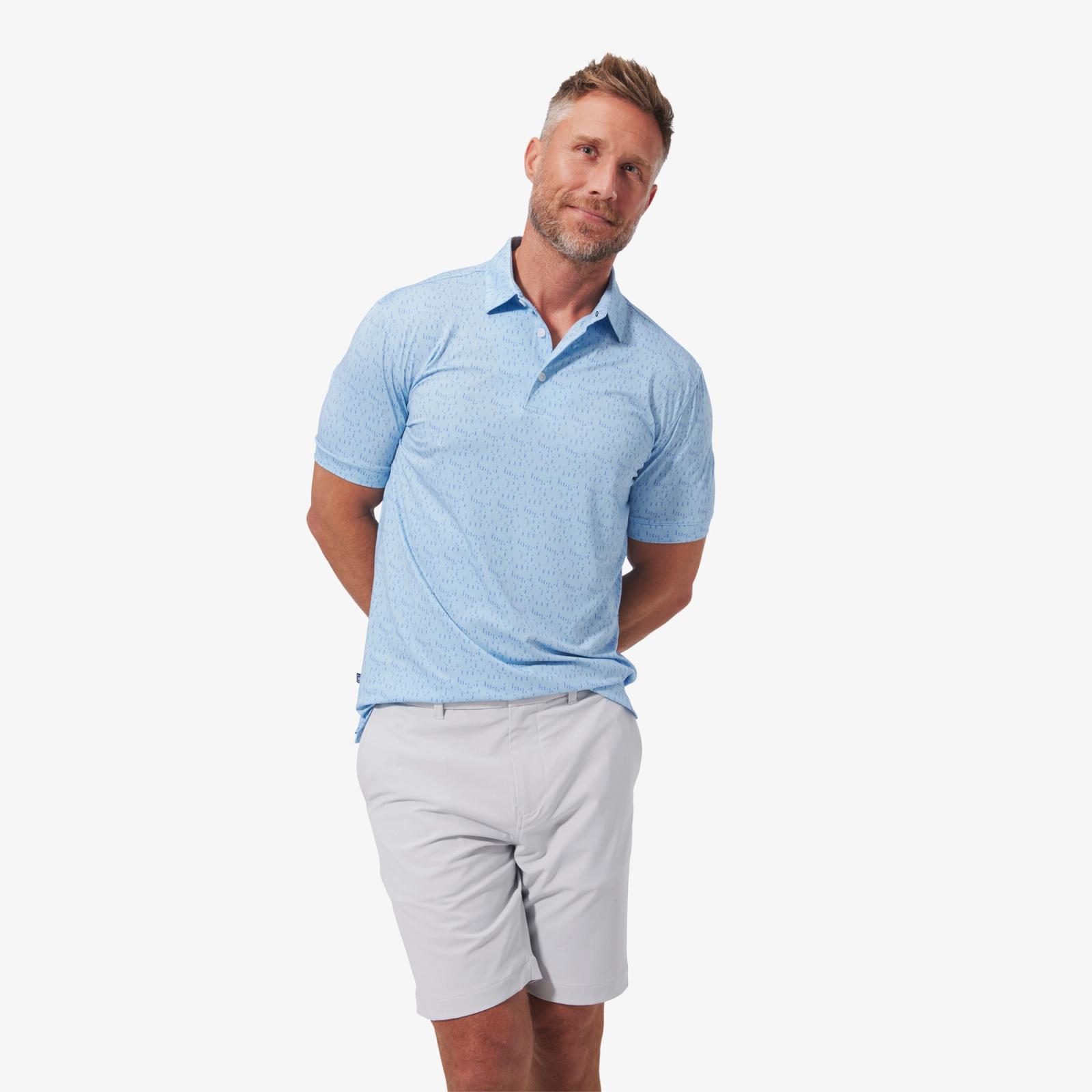 Versa Polo - Speedway Geo Print - Mizzen+Main