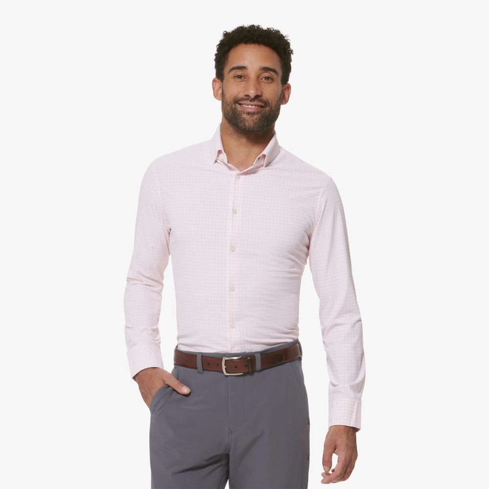 Monaco Dress Shirt - Lotus Gingham - Mizzen+Main