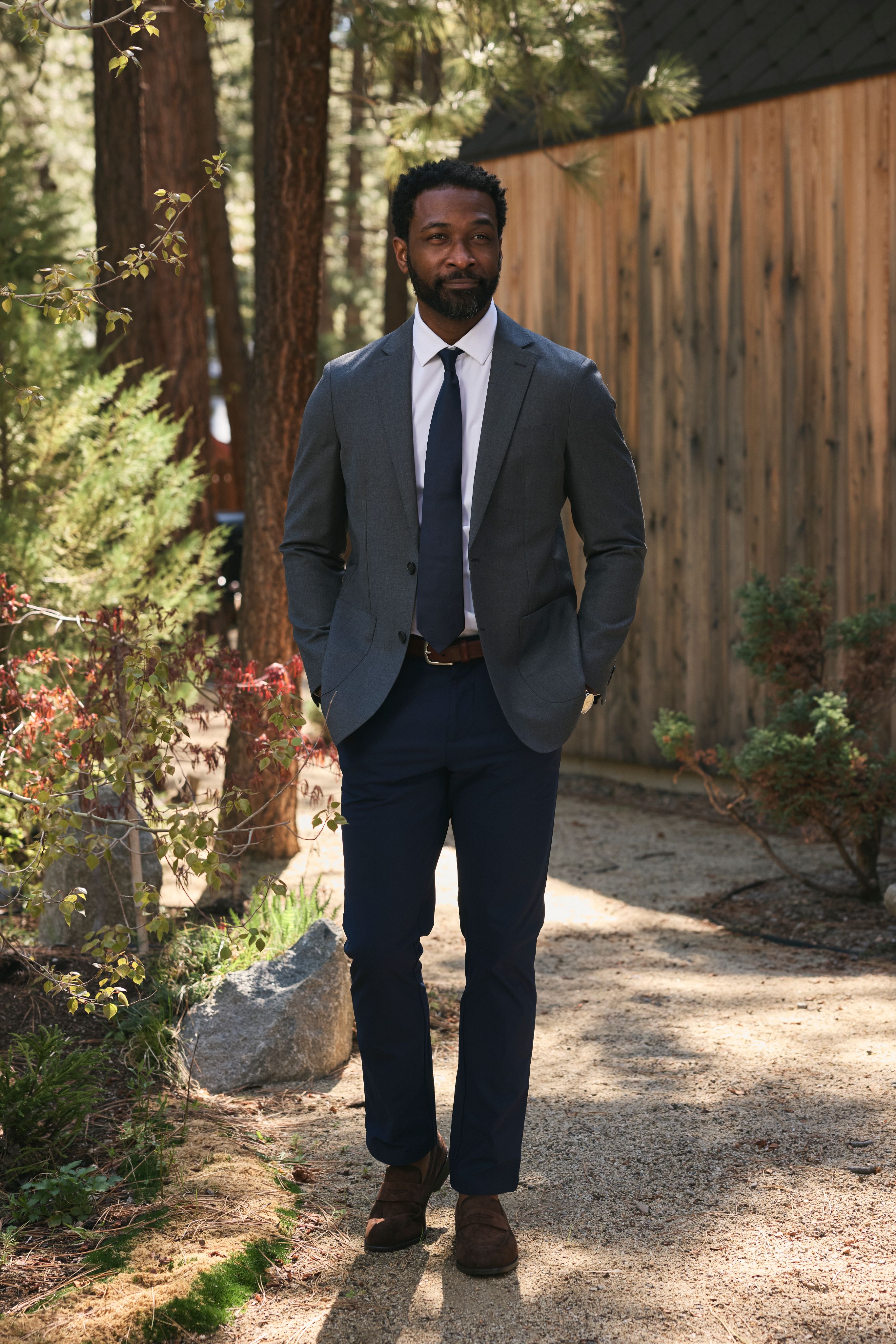 Mizzen man looking great at a photo shoot.