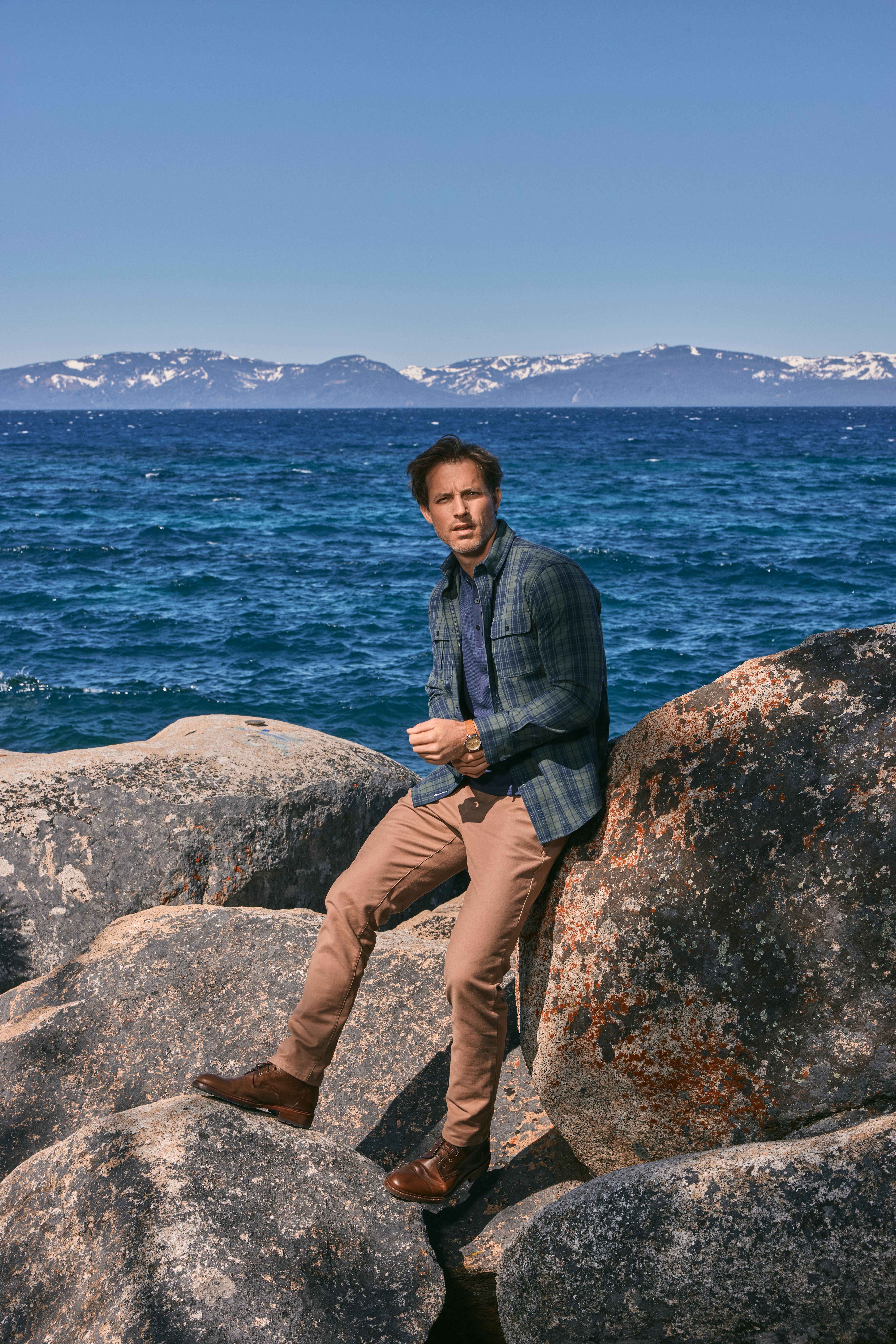 Mizzen man looking great at a photo shoot.