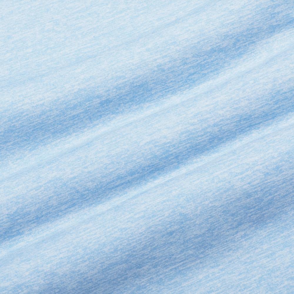 Azure Blue Heather Polo - Mizzen+Main