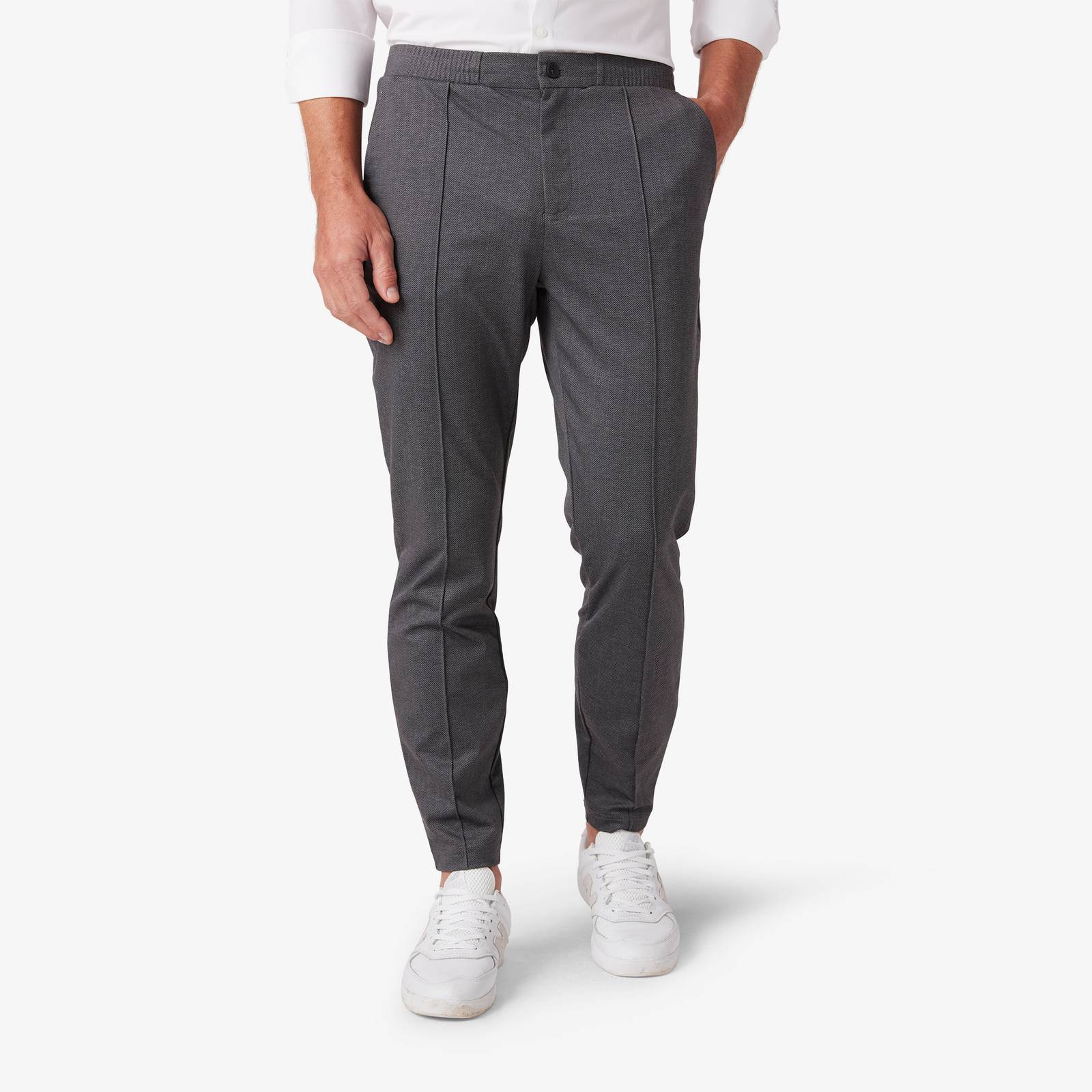 Parker Jogger Nickel Herringbone Mizzen+Main