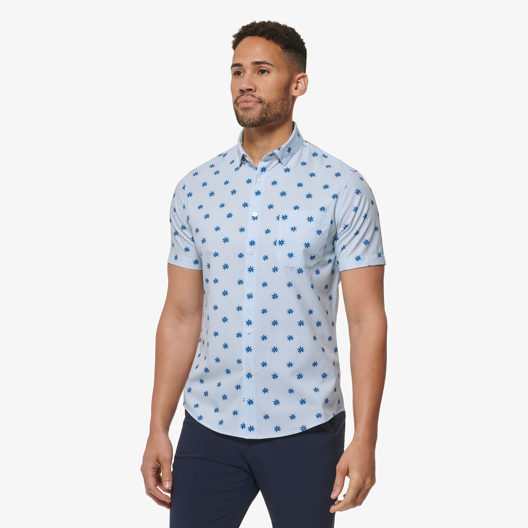 Leeward Short Sleeve - Skyway Floral Dot Print