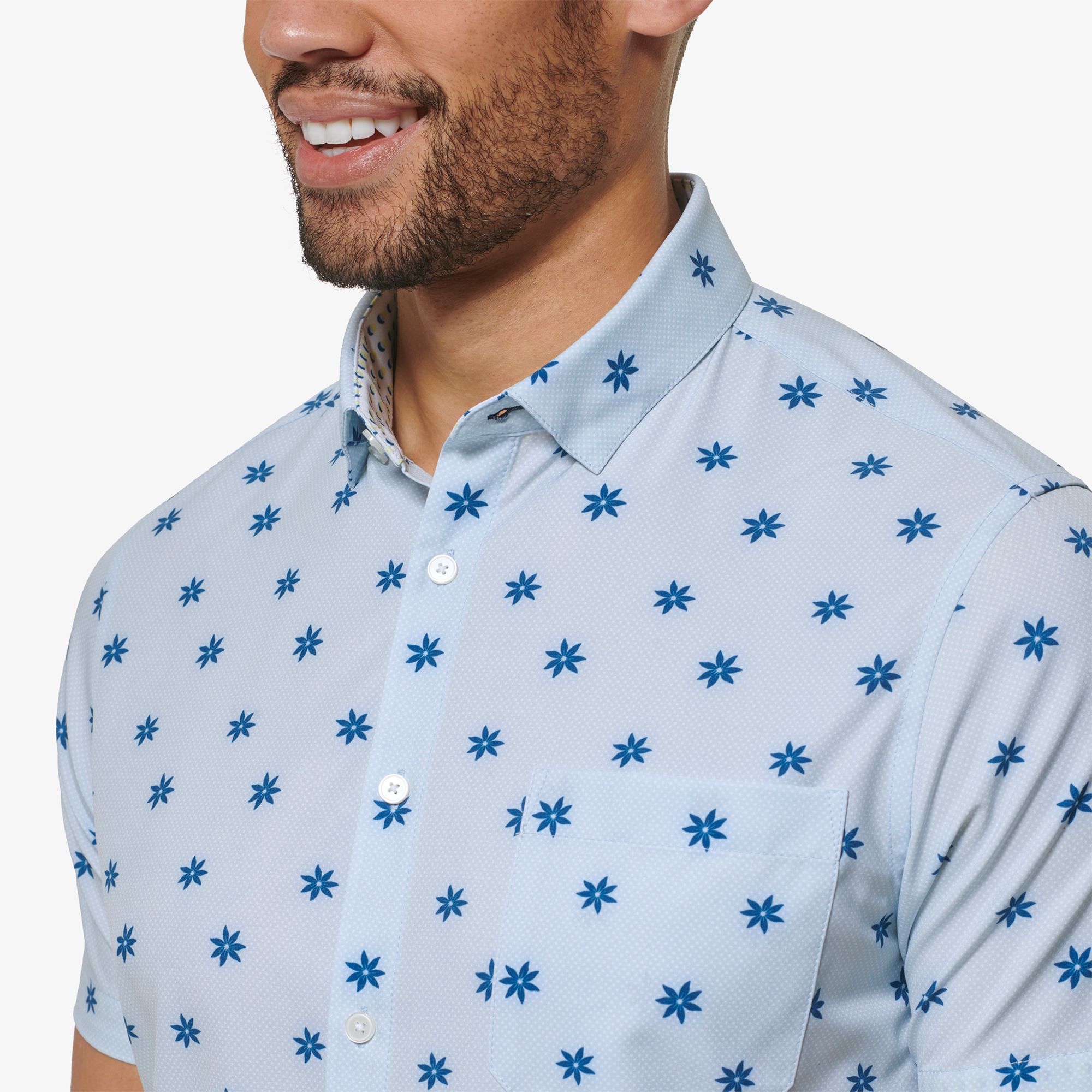 Leeward Short Sleeve - Skyway Floral Dot Print