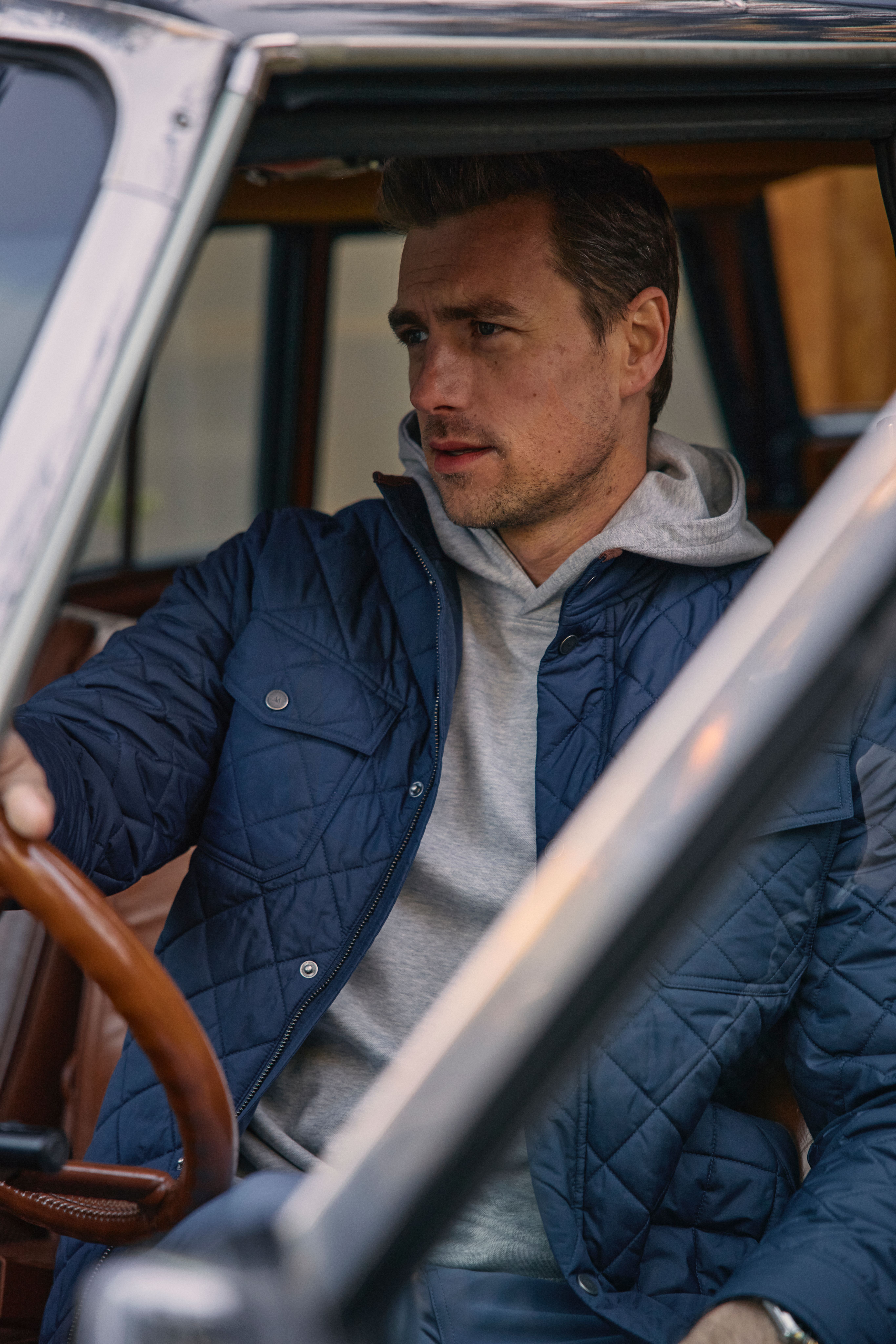 Mizzen man looking great at a photo shoot.