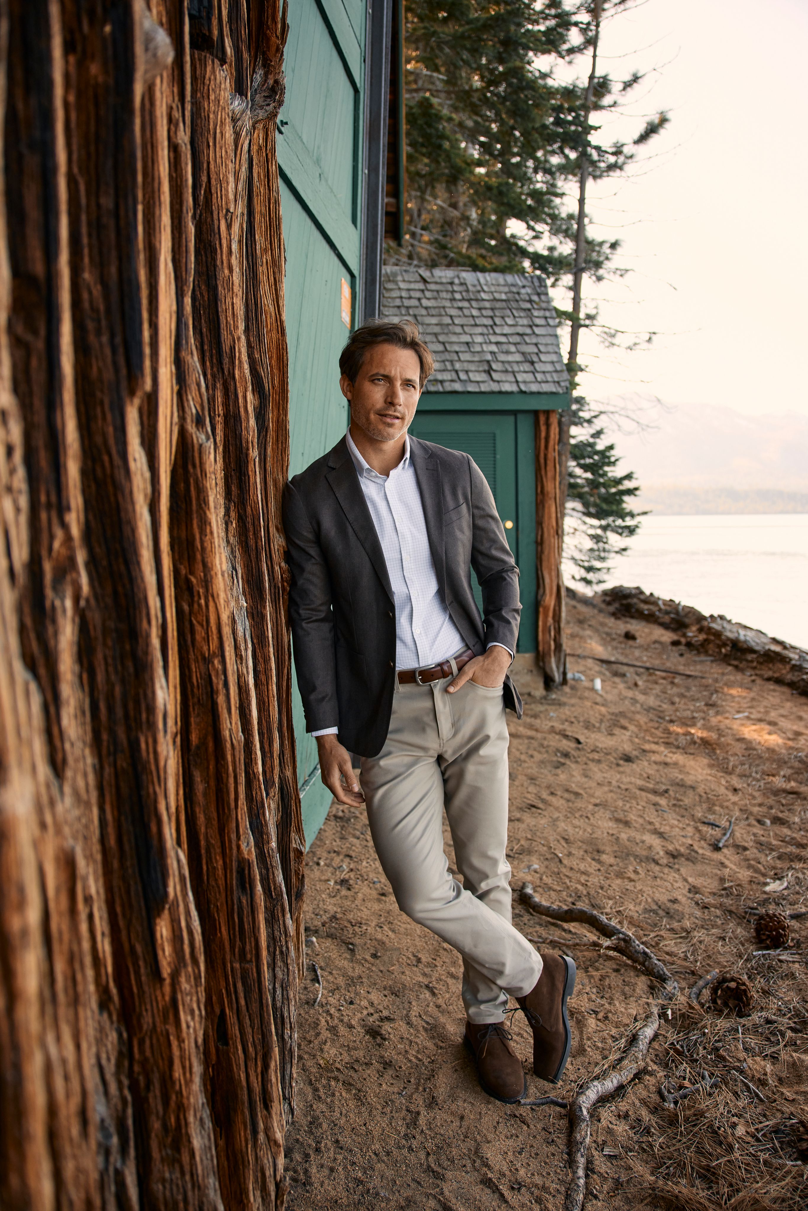 Mizzen man looking great at a photo shoot.