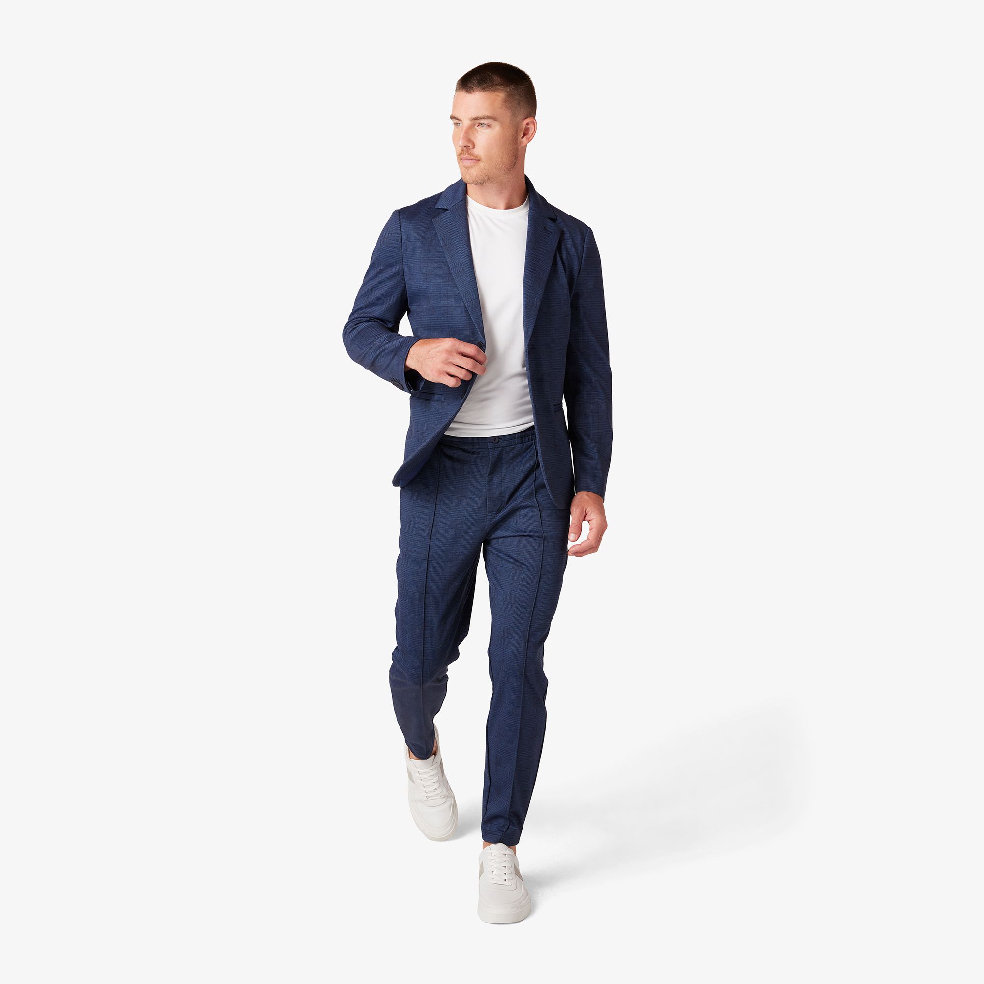 Parker Jogger - Navy Prince of Wales