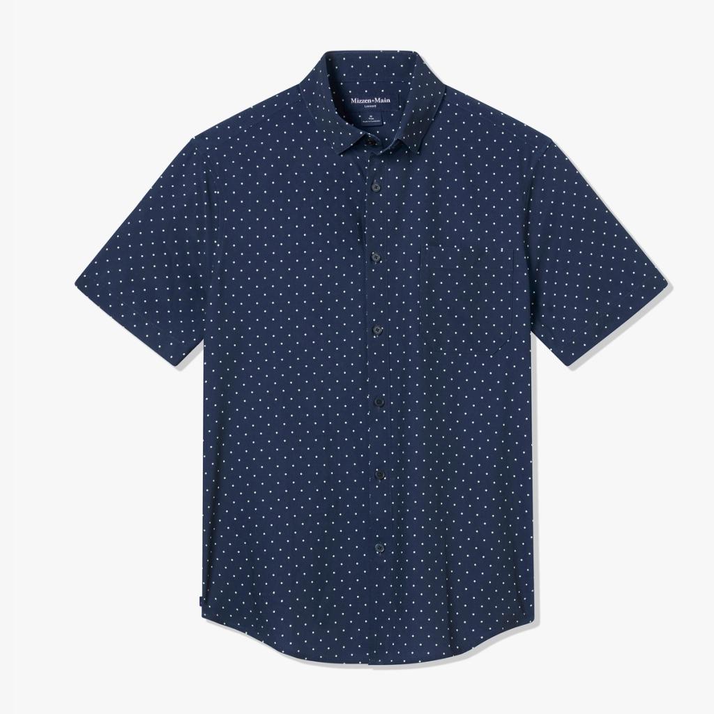 Nautical Malletage Zip-Up Pajama Shirt - Ready-to-Wear 1ABC1Z